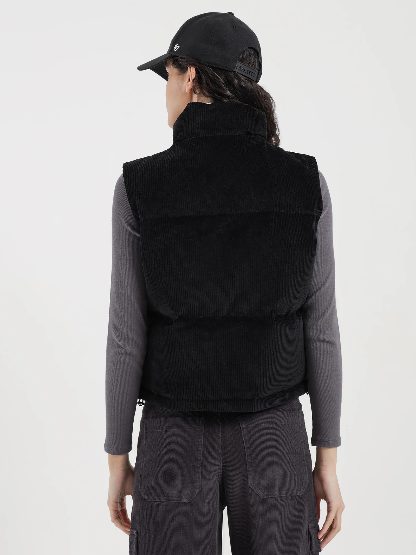 Tyler Cord Puffer Vest - Image 6
