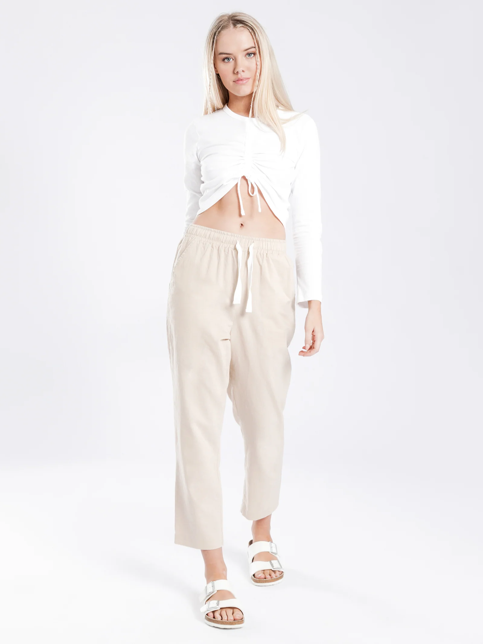 Tyler Long Sleeve Drawstring T-Shirt - Image 4