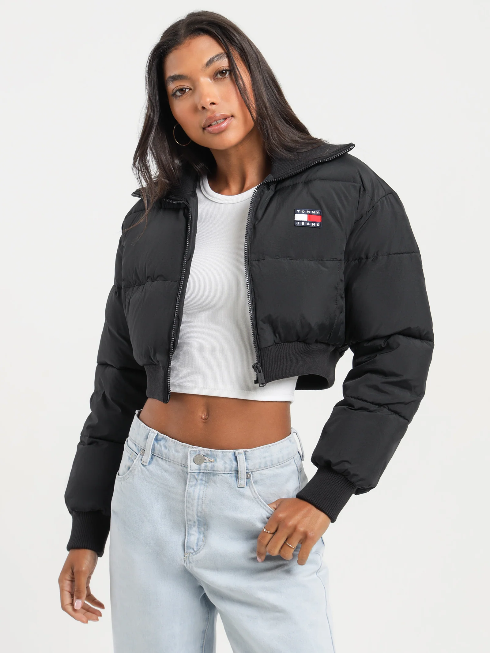 Ultra Crop Collar Puffer - Image 2