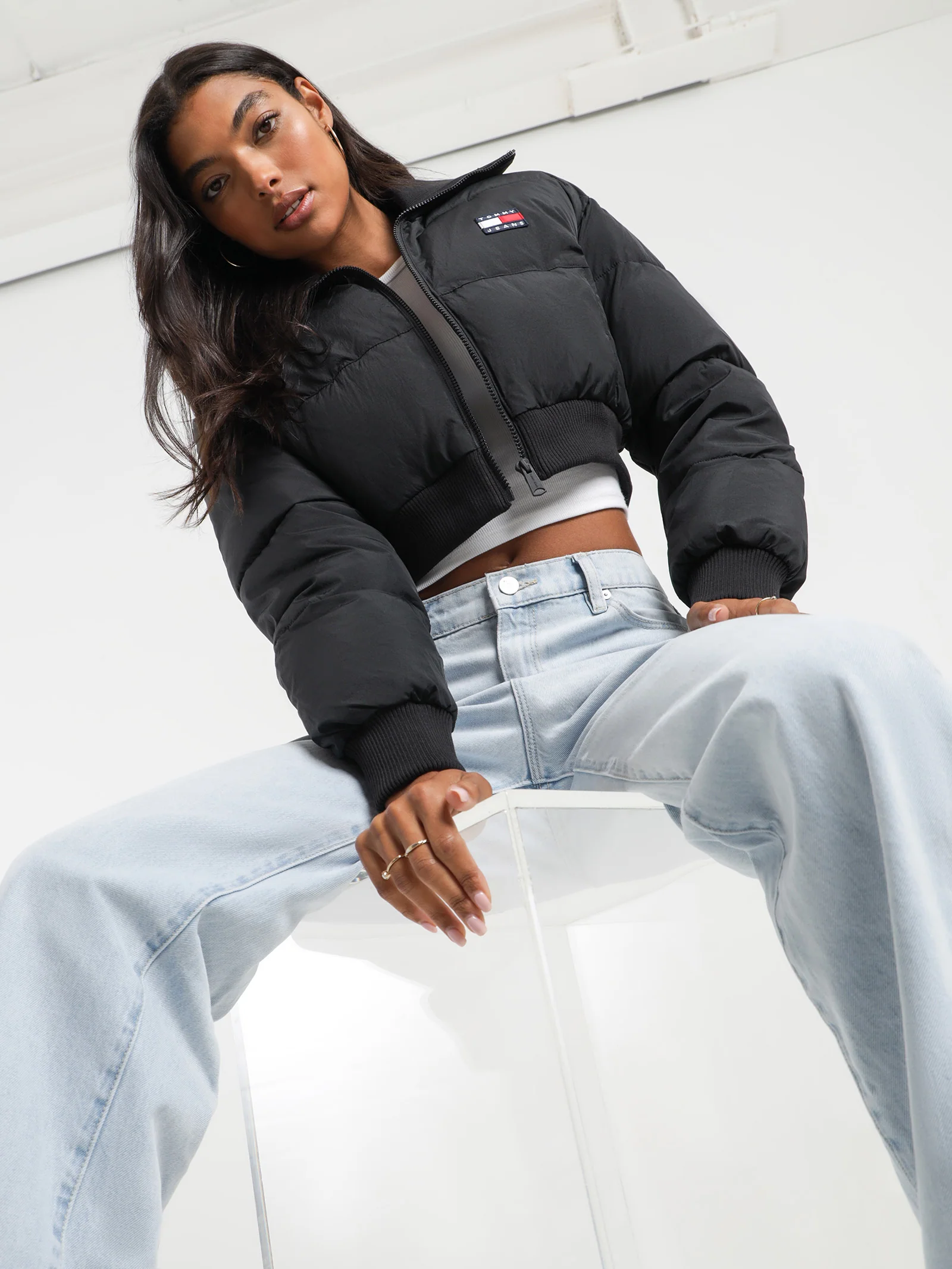 Ultra Crop Collar Puffer - Image 4