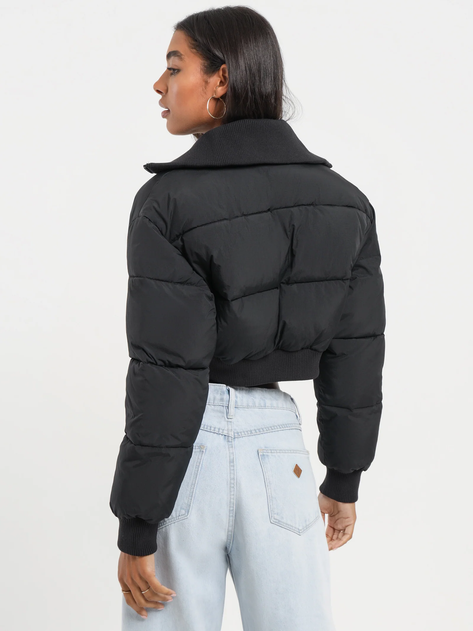 Ultra Crop Collar Puffer - Image 6