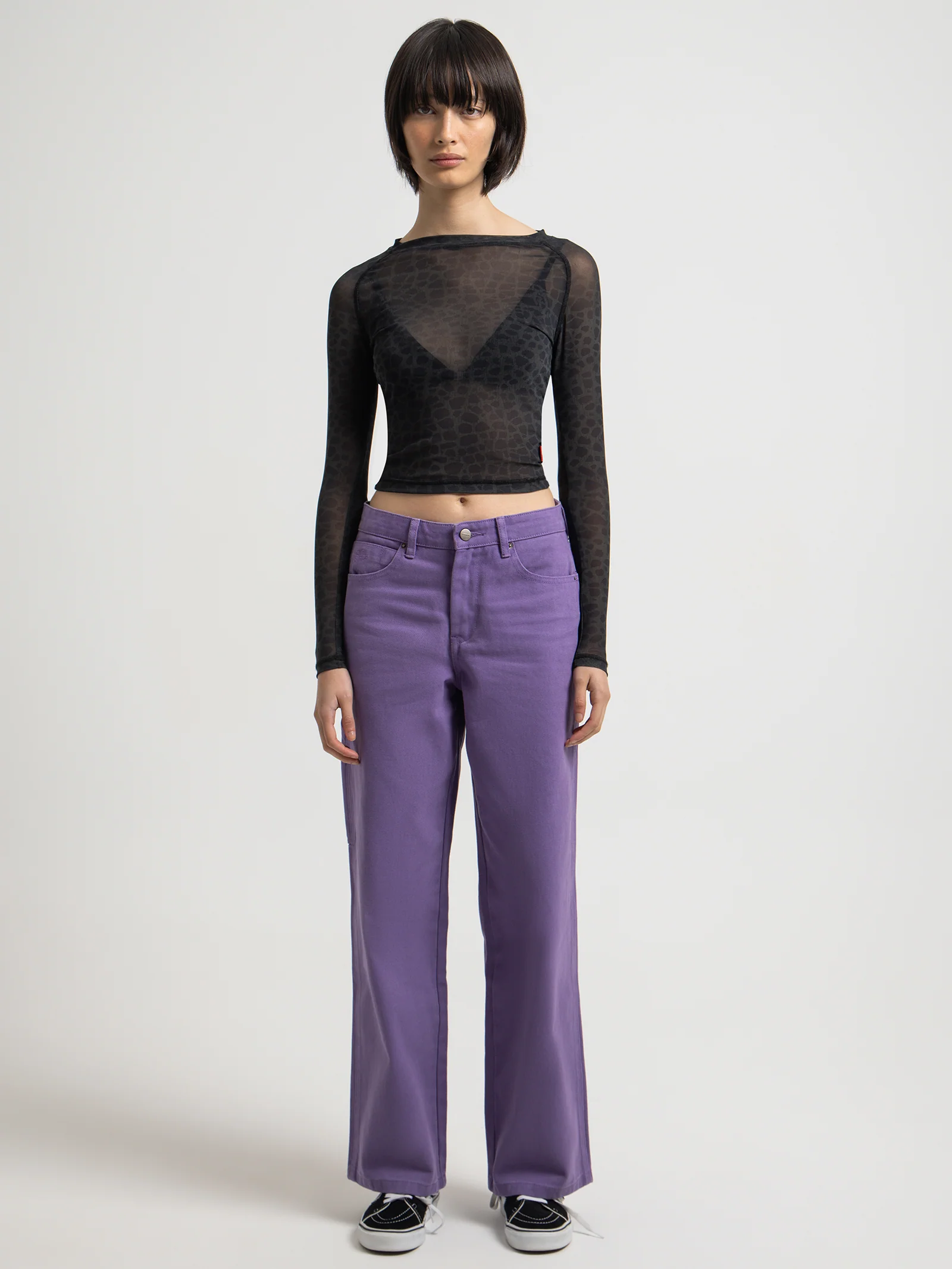 Unhallowed Long Sleeve Mesh Top - Image 2