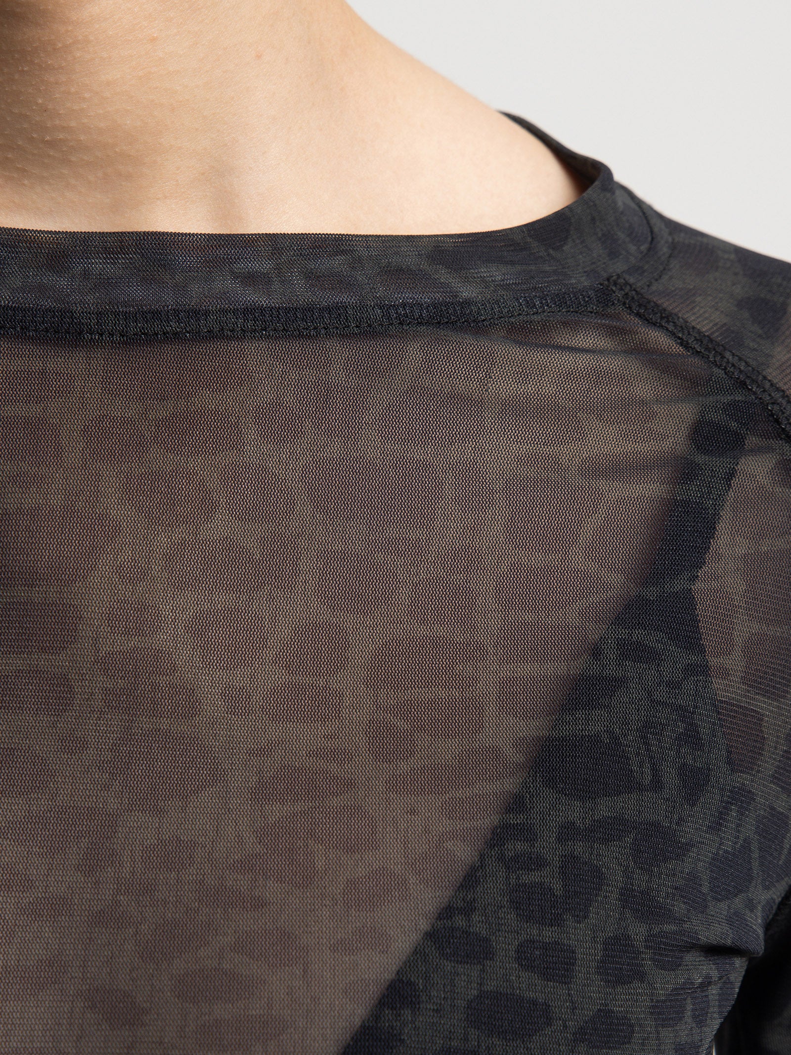 Unhallowed Long Sleeve Mesh Top - Image 3