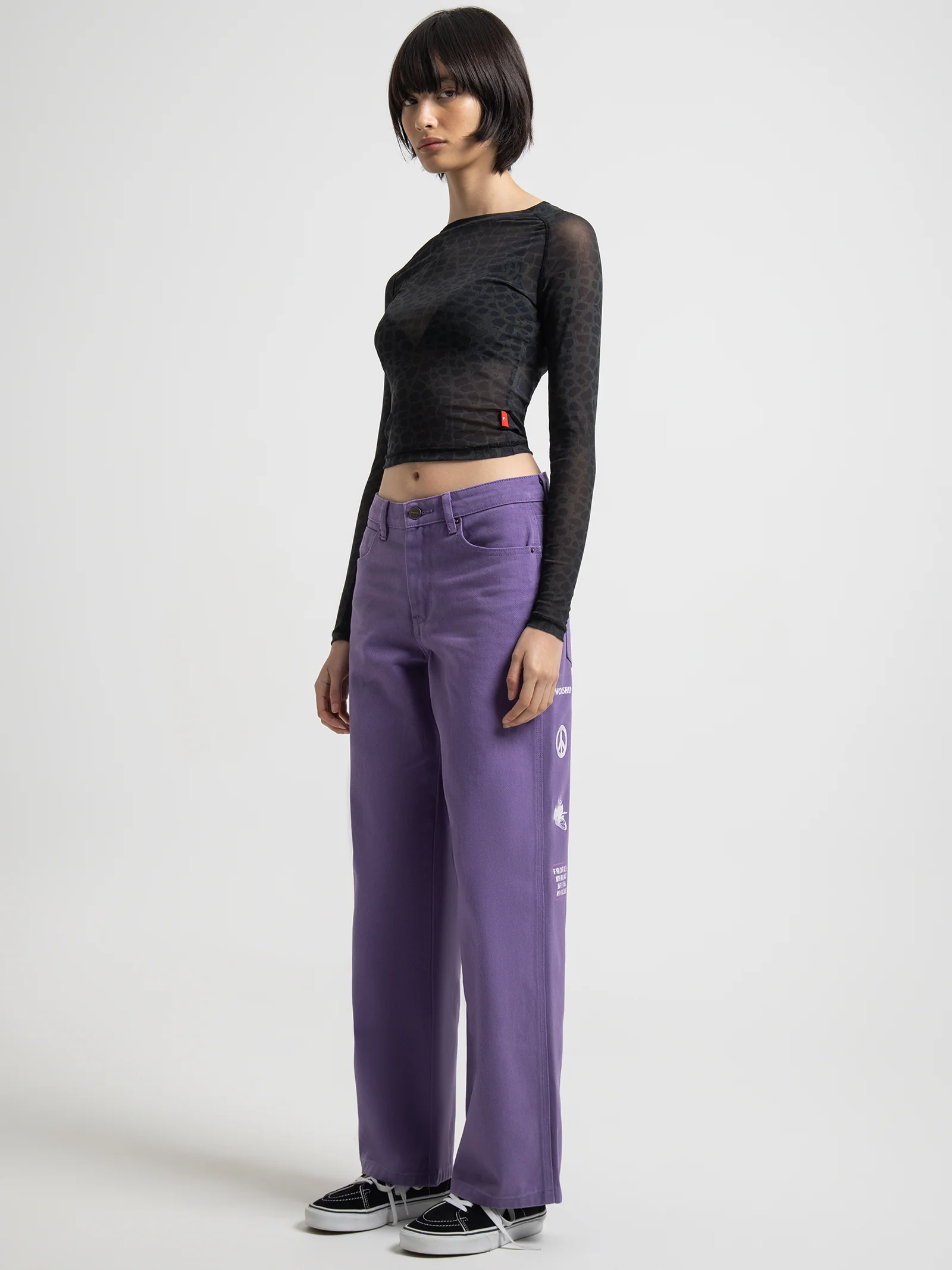 Unhallowed Long Sleeve Mesh Top - Image 4