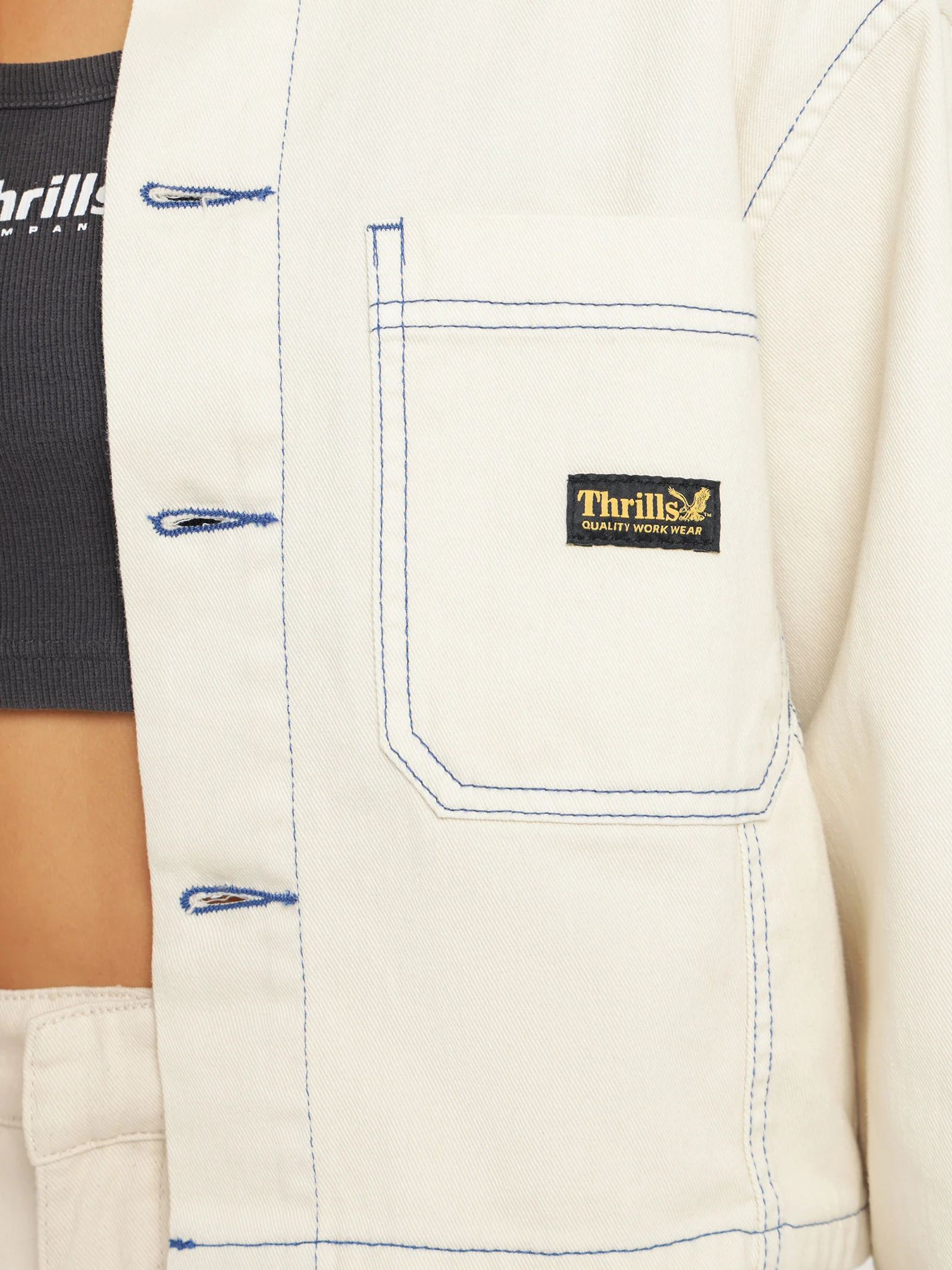Union Crop Overshirt - Image 3