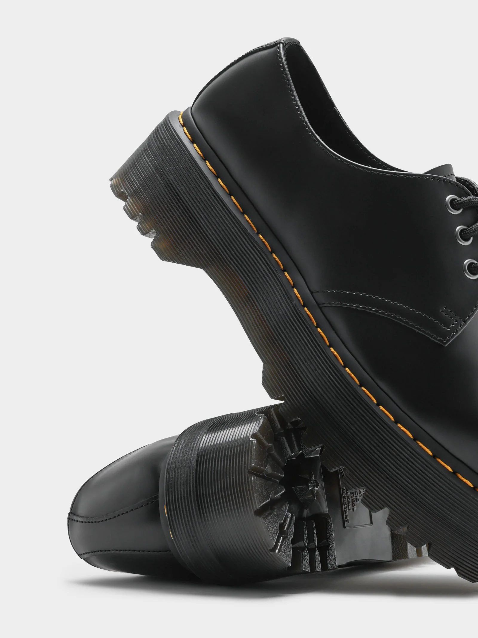 Unisex 1461 Quad Polished Platform Shoes - Image 5