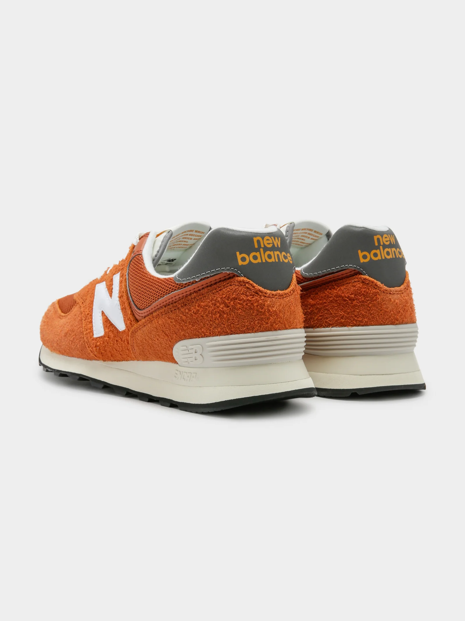 Unisex 574 Hairy Suede Sneakers - Image 7