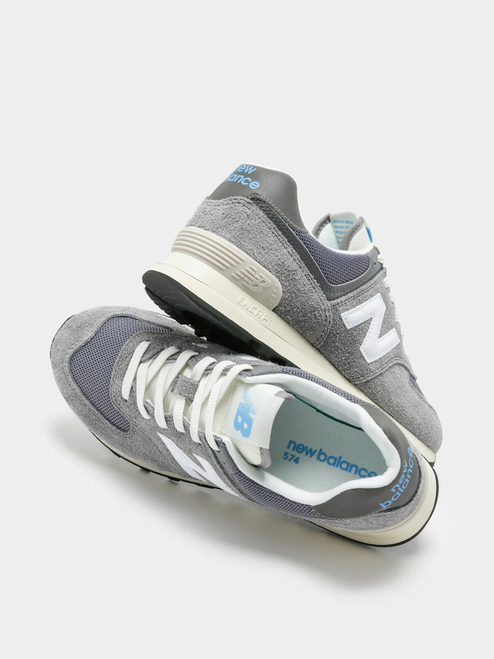 Unisex 574 Hairy Suede Sneakers - Image 6