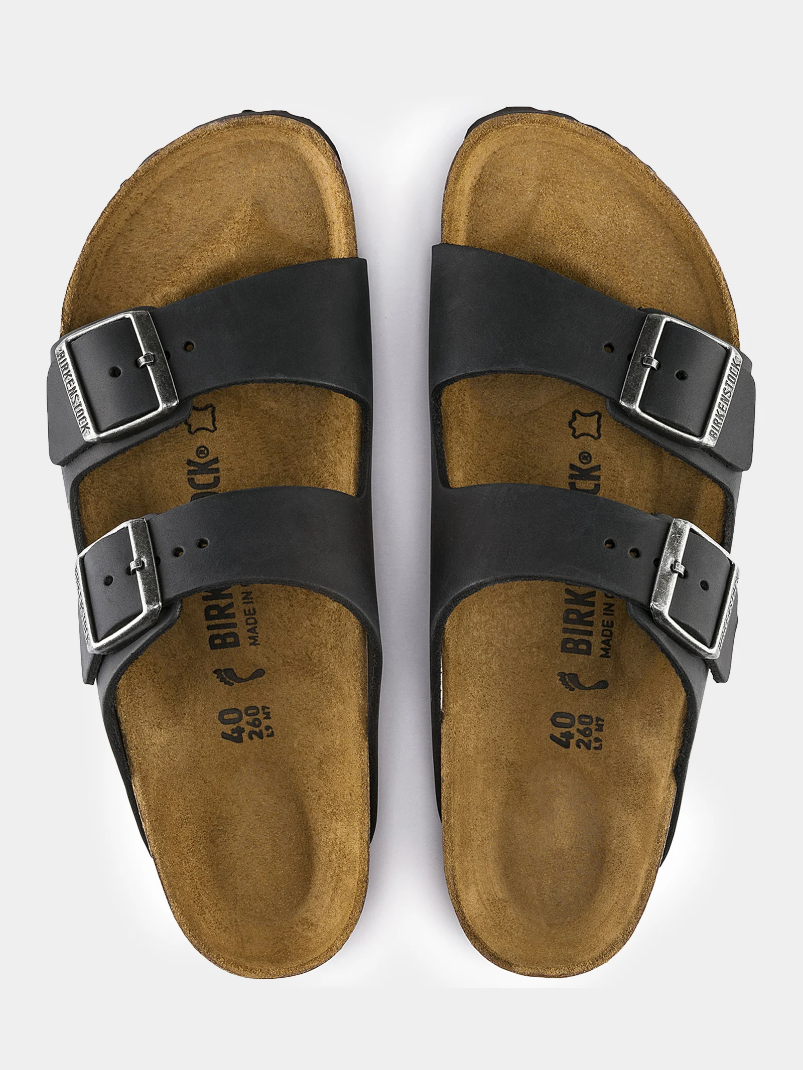 Unisex Arizona Oiled Leather Sandals Narrow Fit - Image 5