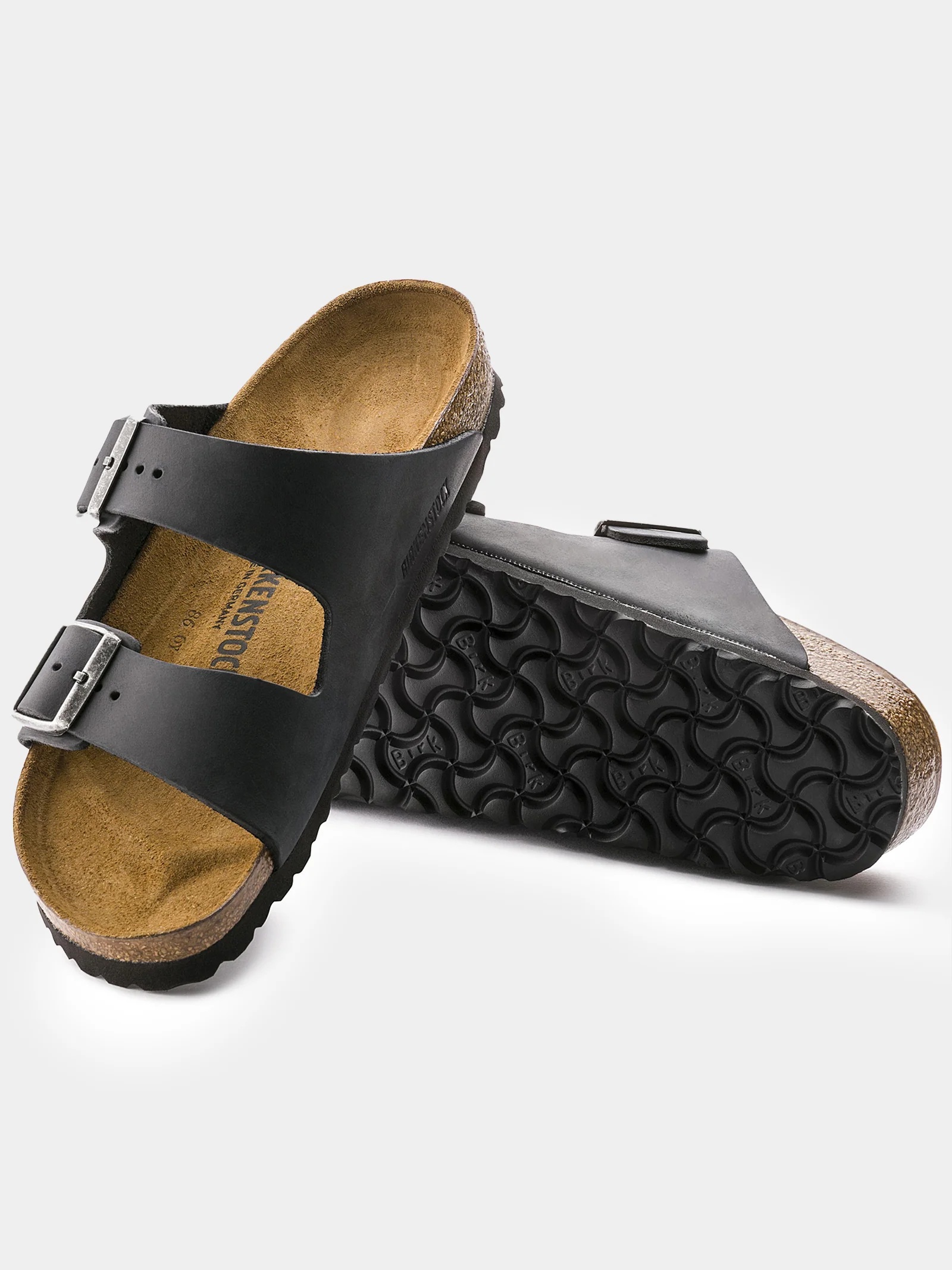 Unisex Arizona Oiled Leather Sandals Narrow Fit - Image 6