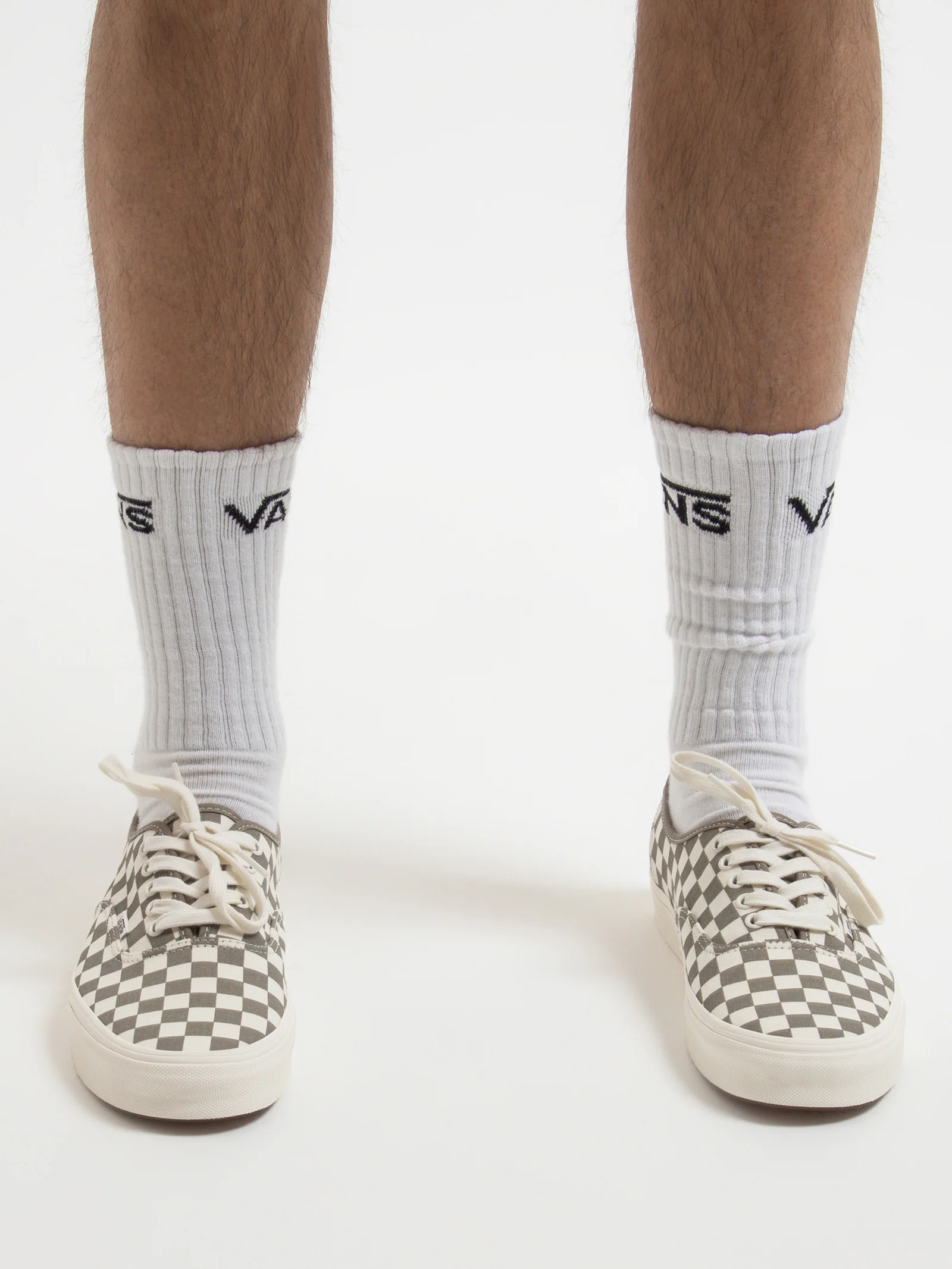 Unisex Authentic Checkerboard Sneakers Green & White - Image 2