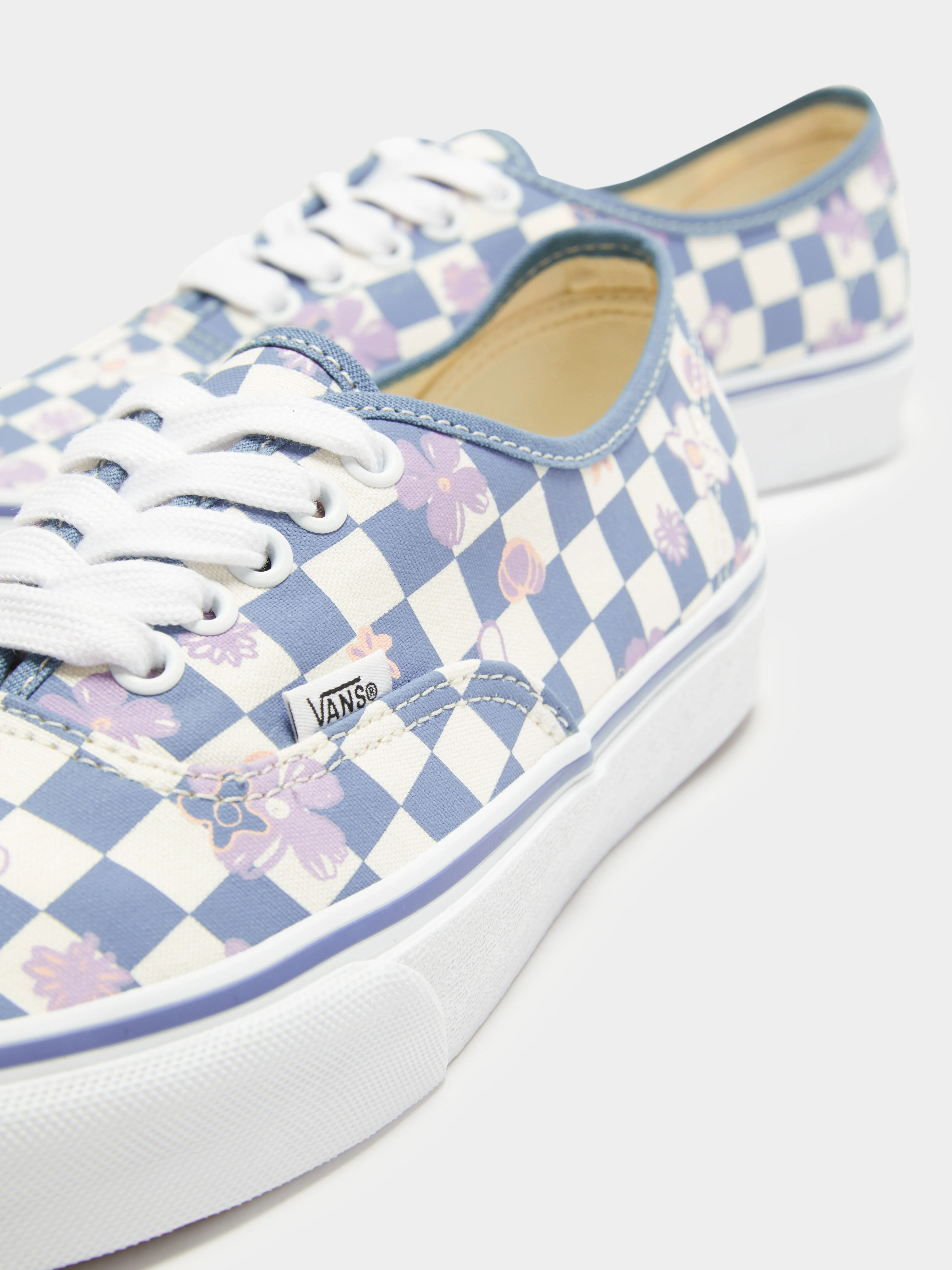 Unisex Authentic Floral Sneakers - Image 3