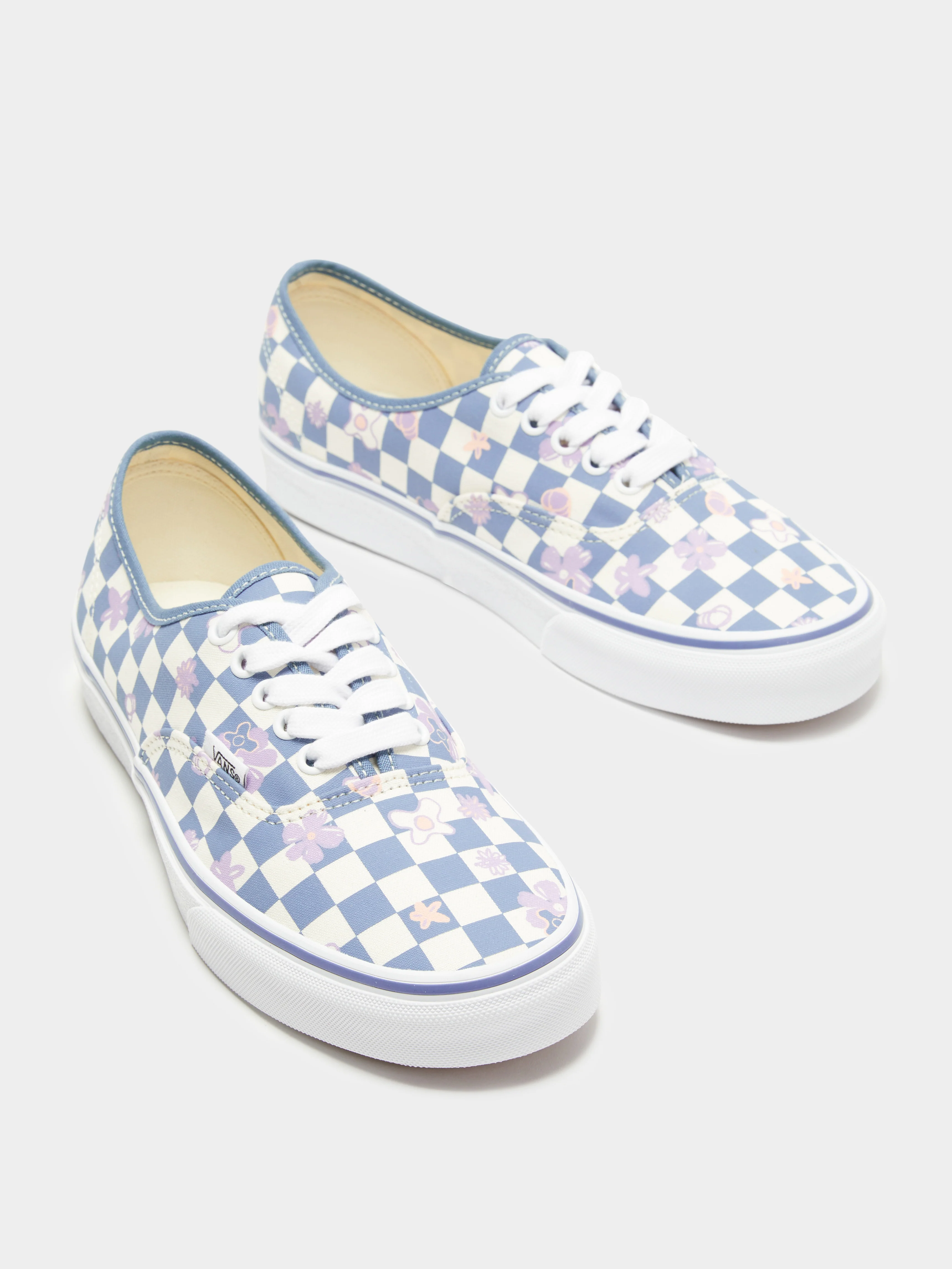 Unisex Authentic Floral Sneakers - Image 4