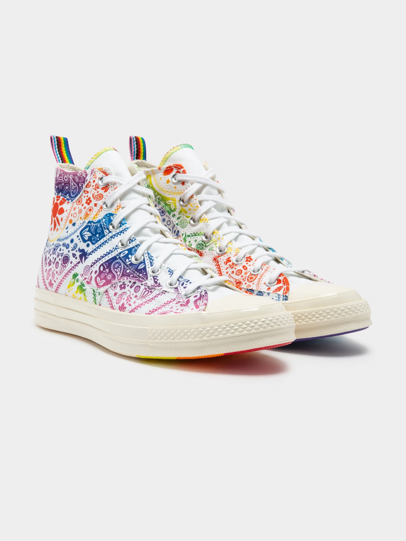 Unisex Chuck 70 Pride High-Top Sneakers - Image 7