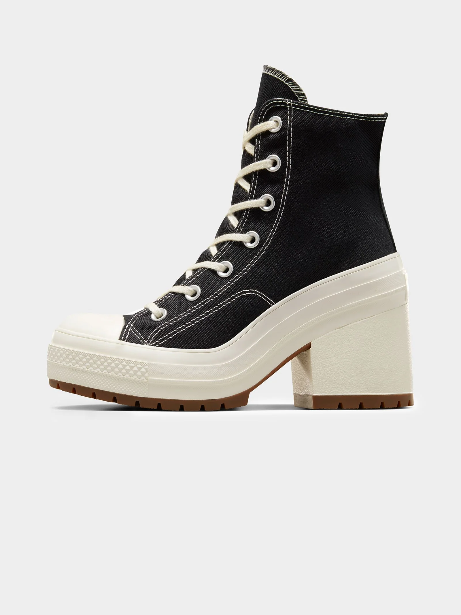 Womens Chuck Taylor 70 De Luxe Heel Sneakers - Image 4