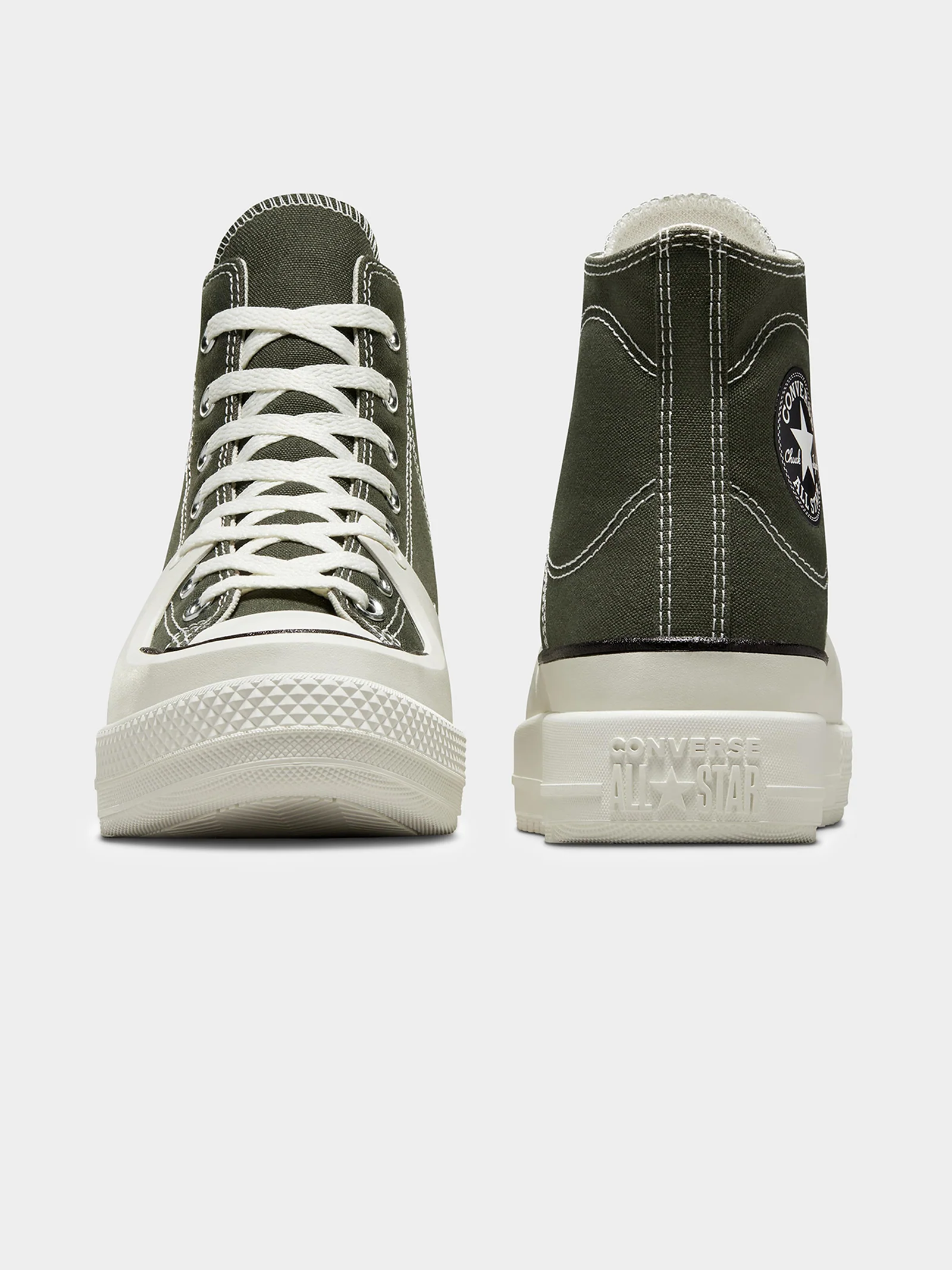 Unisex Chuck Taylor All Star Construct Deco Stitch High Top Sneakers - Image 9