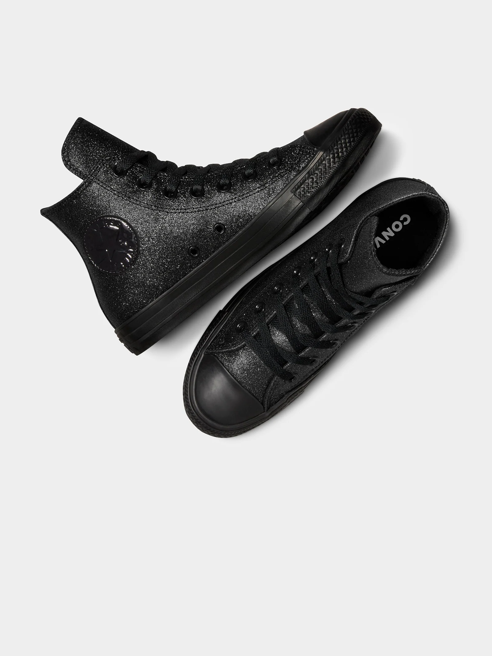 Unisex Chuck Taylor All Star Sparkle Party High Top Sneakers - Image 3