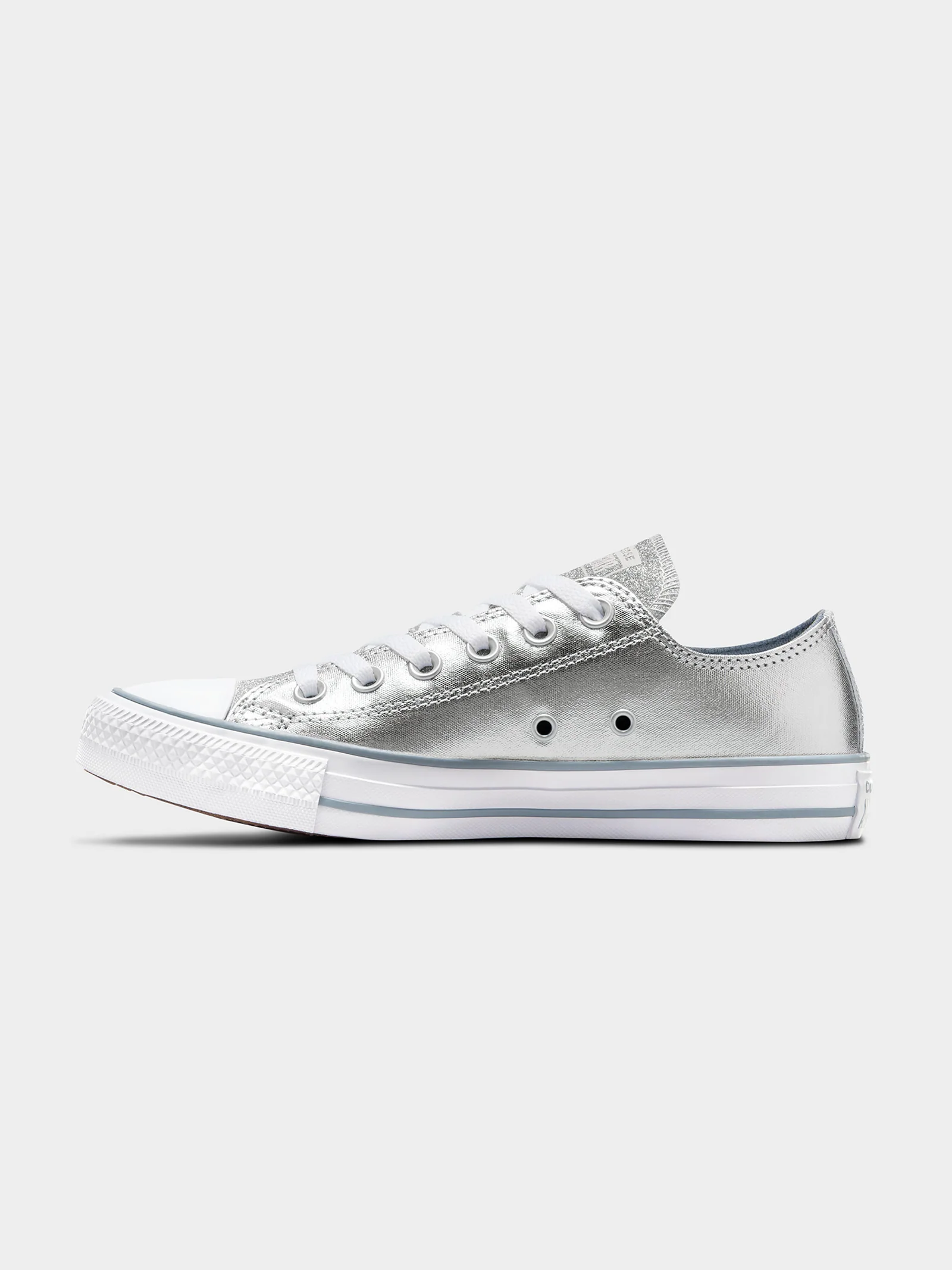 Womens Chuck Taylor All Star Sparkle Party Low Top Sneakers - Image 4