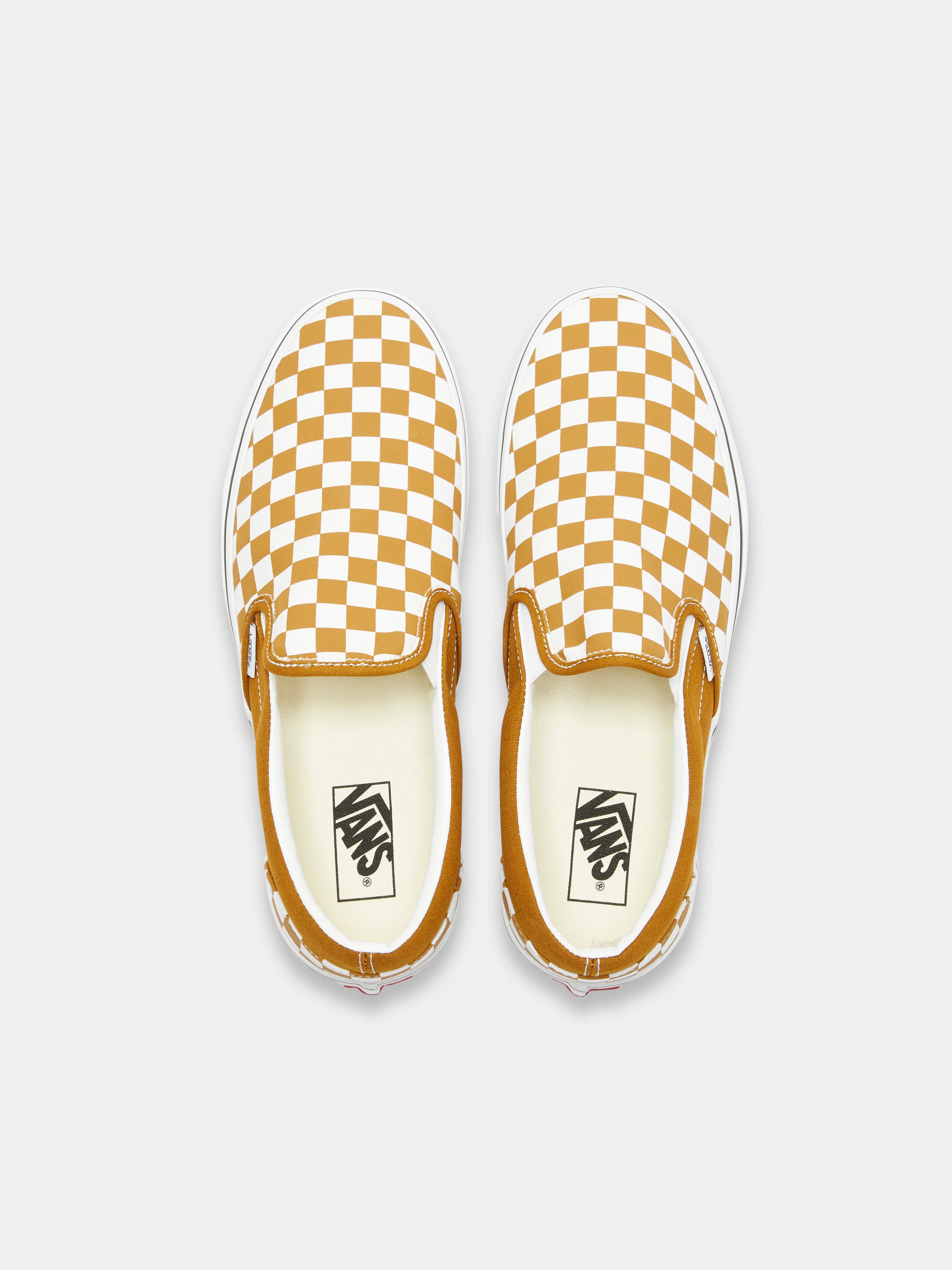 Unisex Color Theory Checkerboard Slip-On Sneakers - Image 3