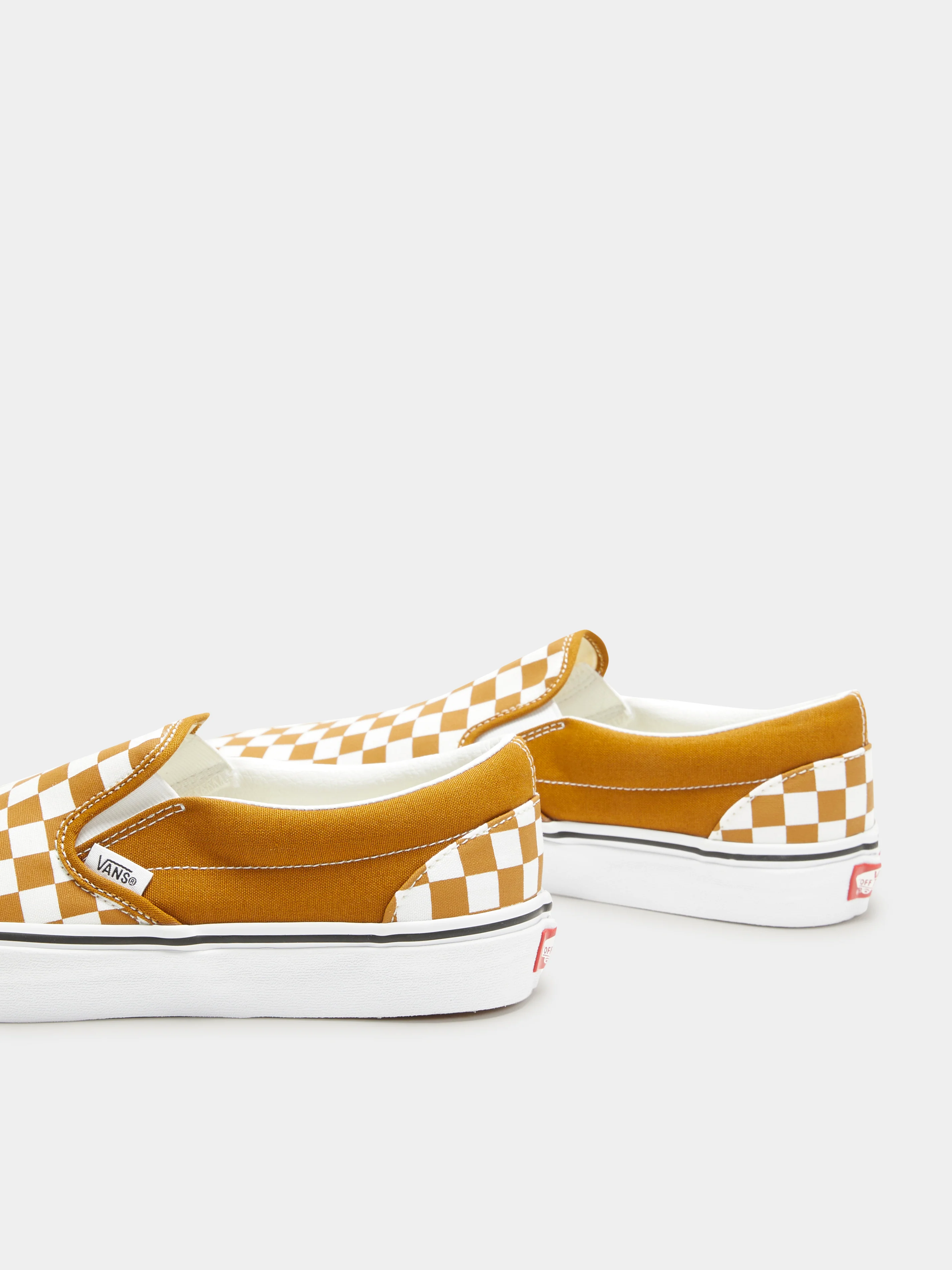 Unisex Color Theory Checkerboard Slip-On Sneakers - Image 7