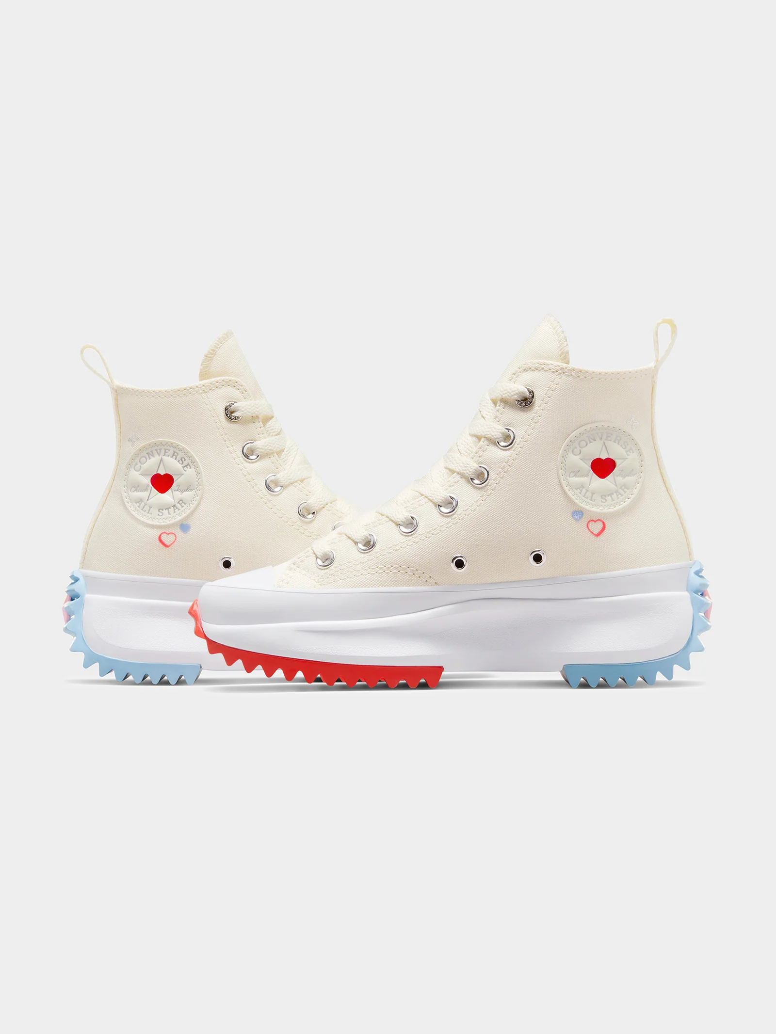Unisex Converse Run Star Hike Y2K Heart High Top Sneakers - Image 4