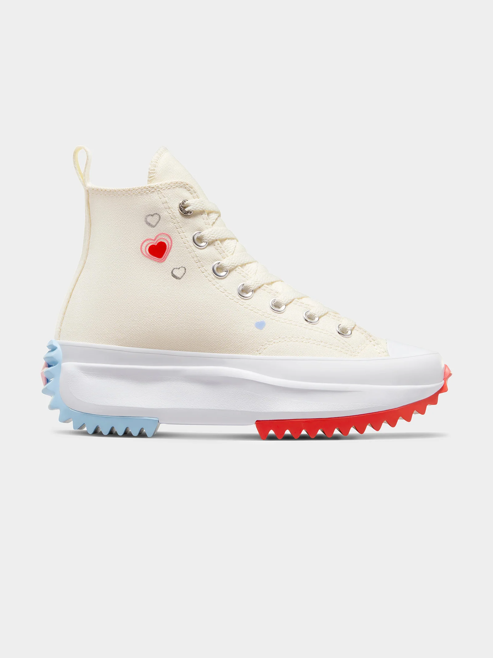 Unisex Converse Run Star Hike Y2K Heart High Top Sneakers - Image 5