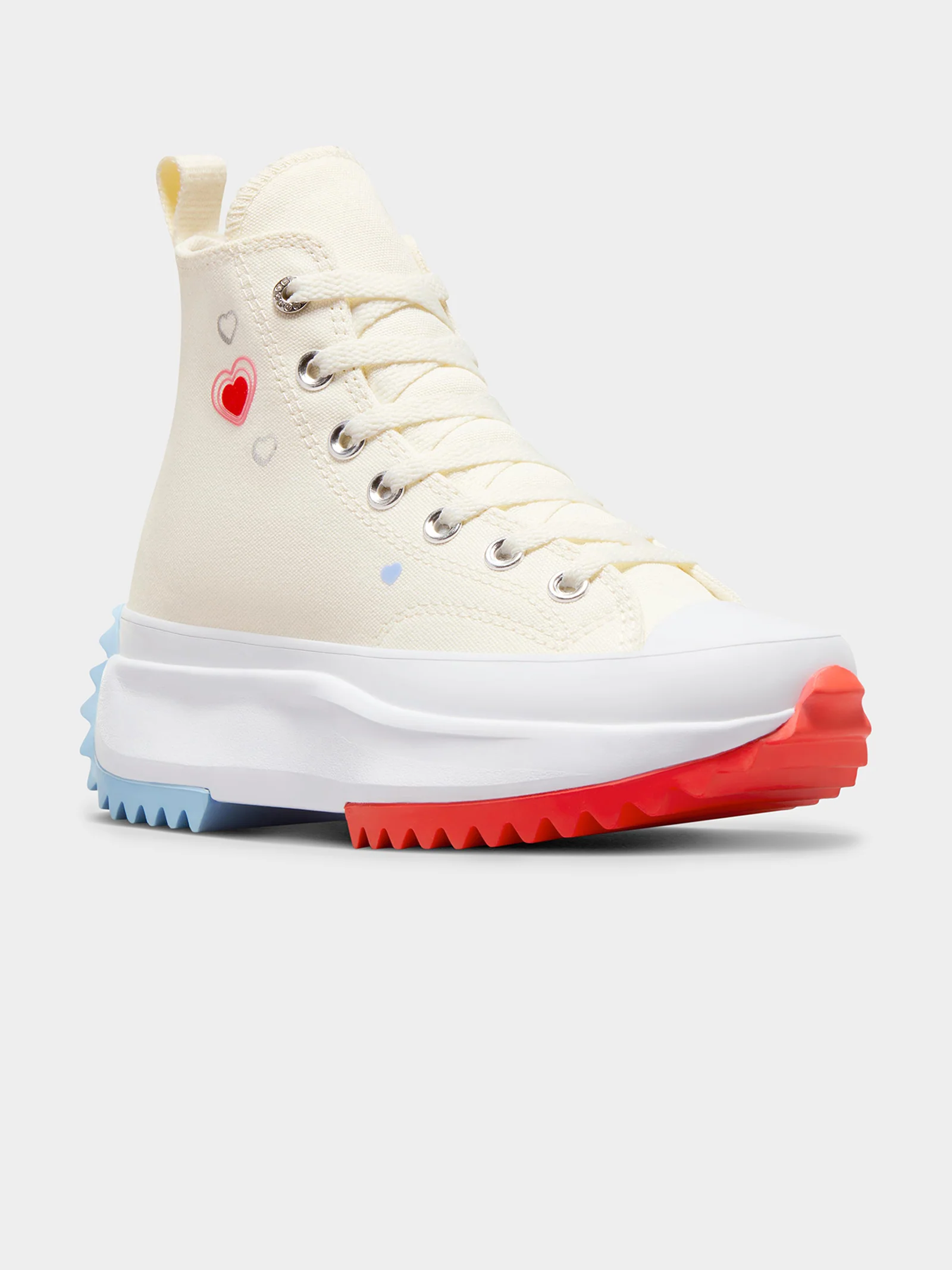 Unisex Converse Run Star Hike Y2K Heart High Top Sneakers - Image 9