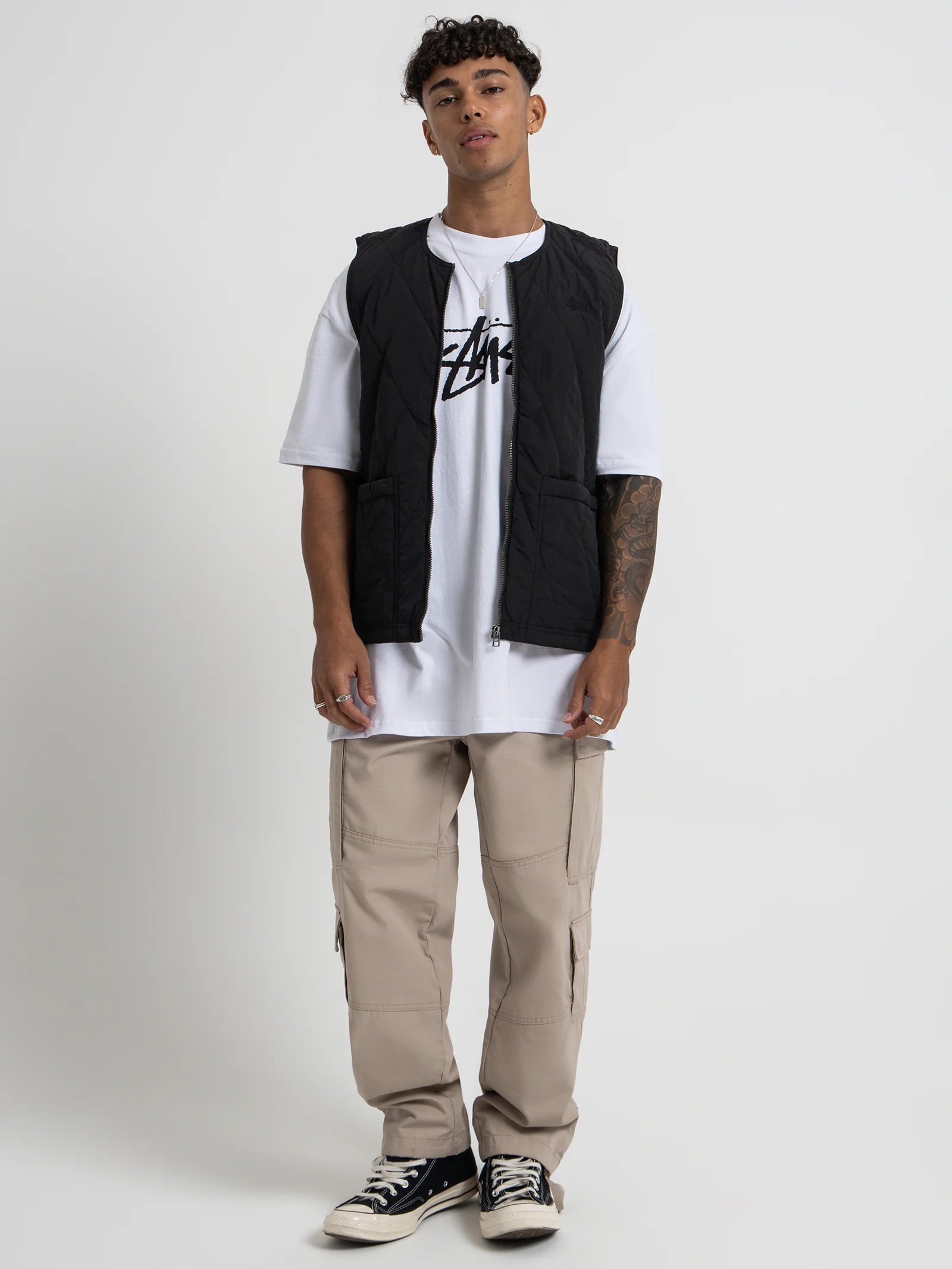 Unisex Diamond Quilted Vest - Image 2