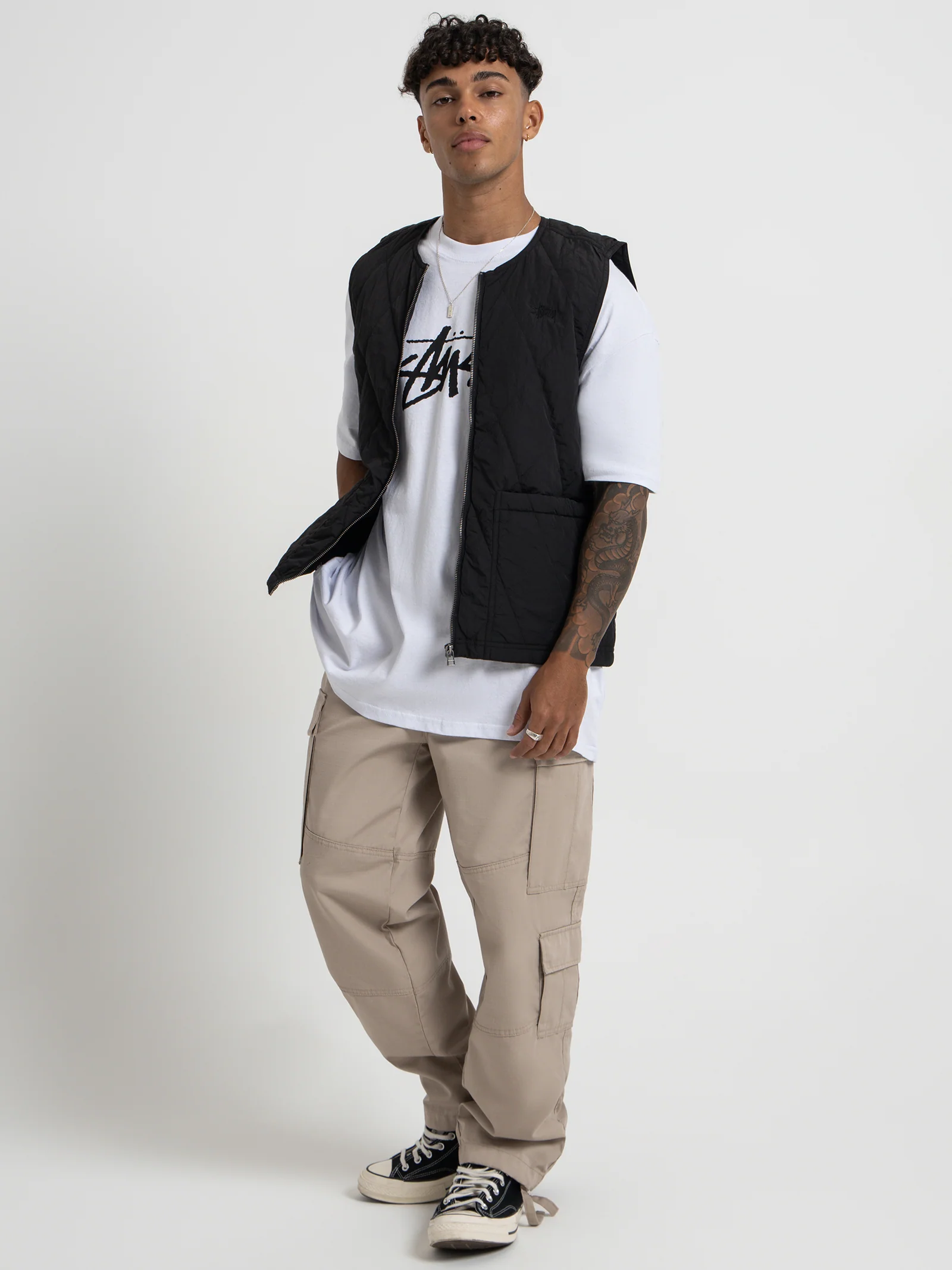 Unisex Diamond Quilted Vest - Image 4