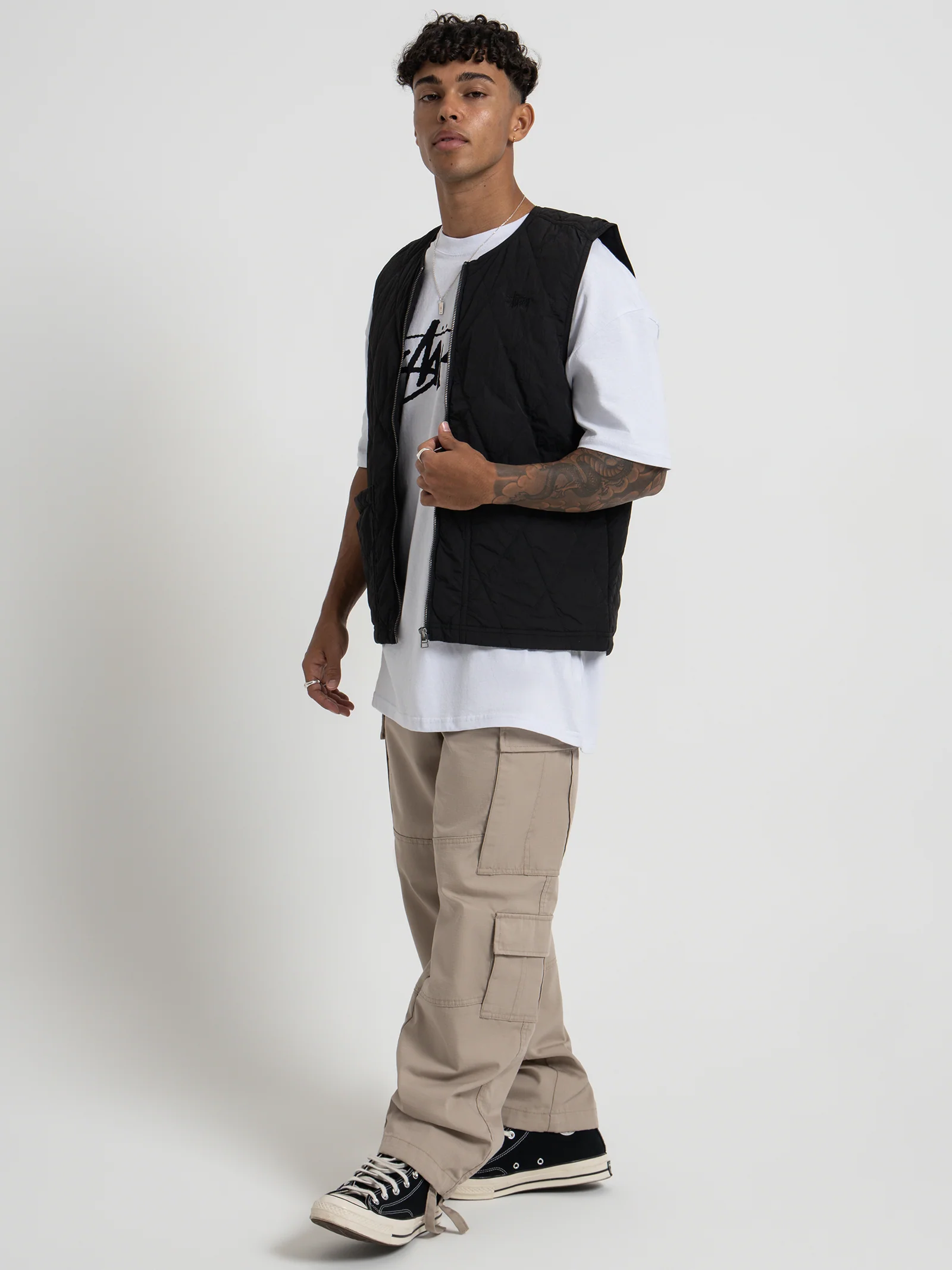 Unisex Diamond Quilted Vest - Image 5