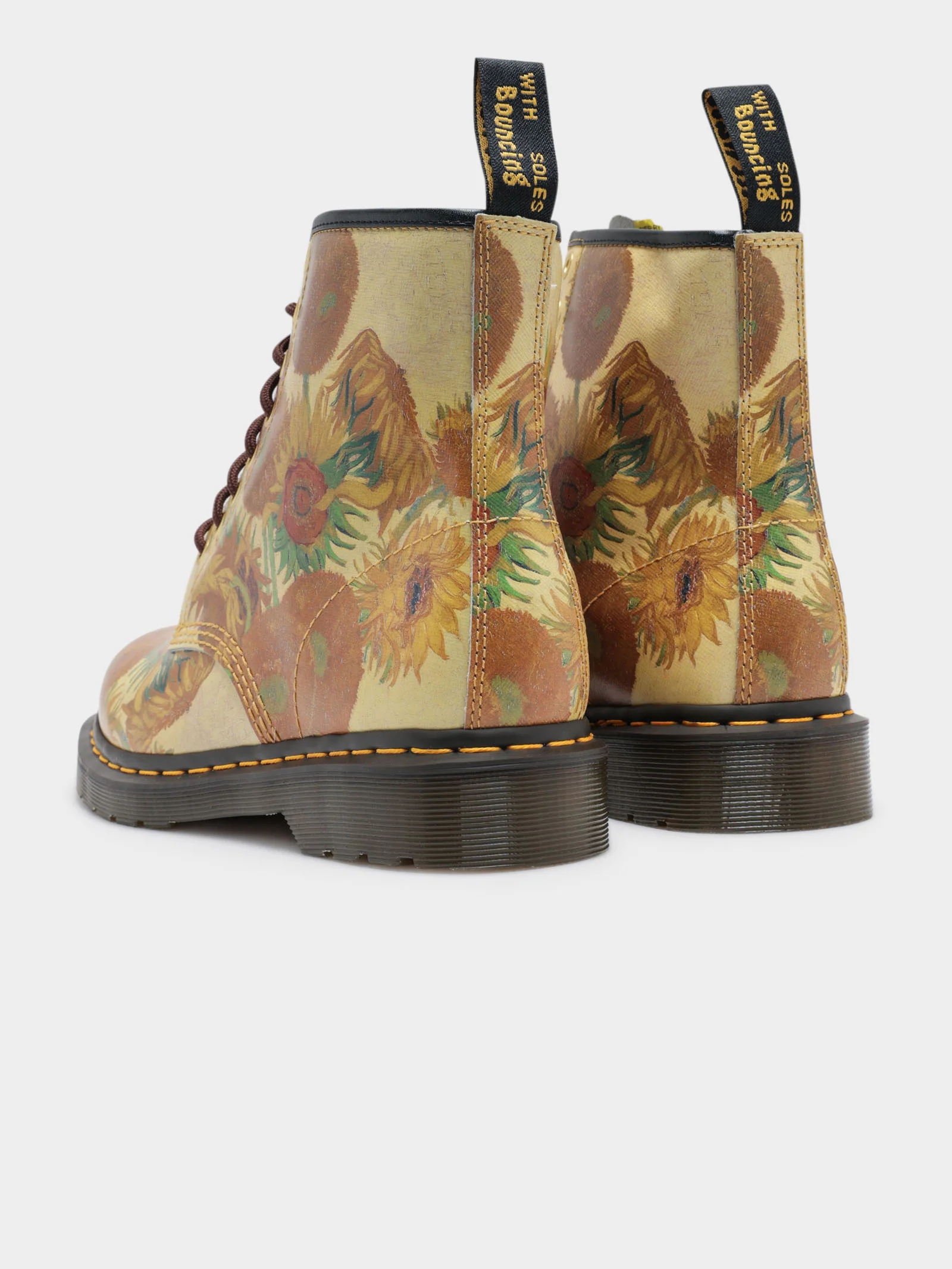 Unisex Dr Martens x National Gallery Gough Sunflower 1460 Boots - Image 8