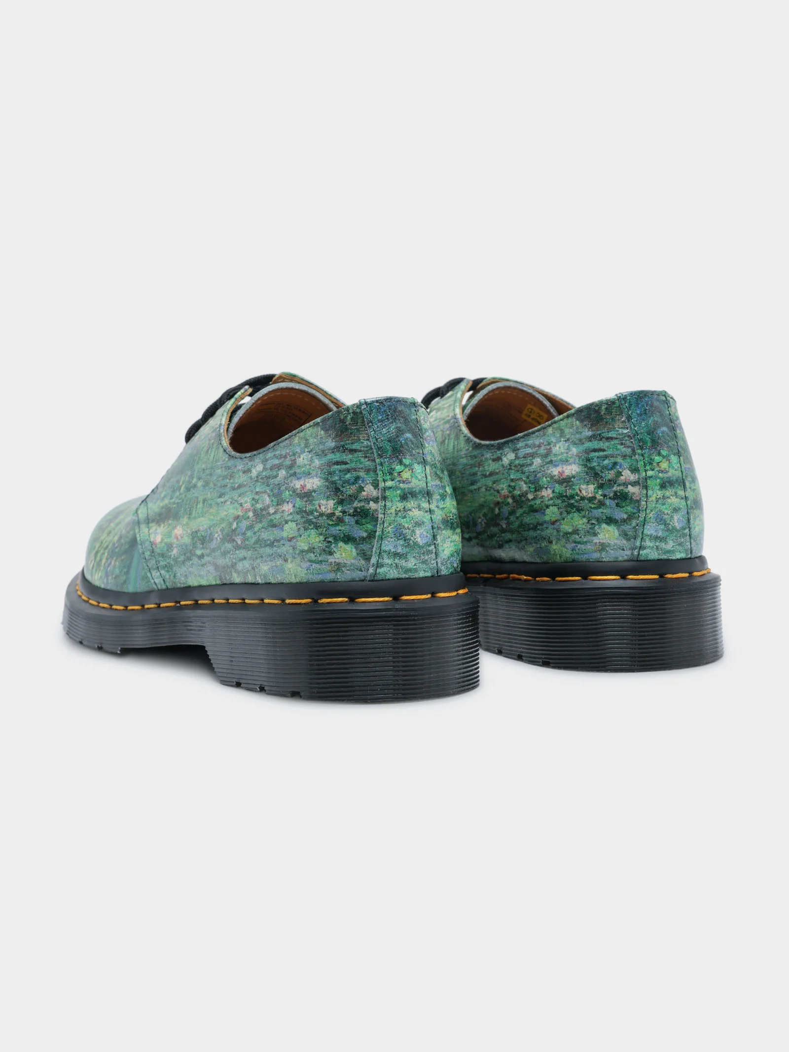Unisex Dr Martens x National Gallery Monet Lily Pad 1460 Shoes - Image 8
