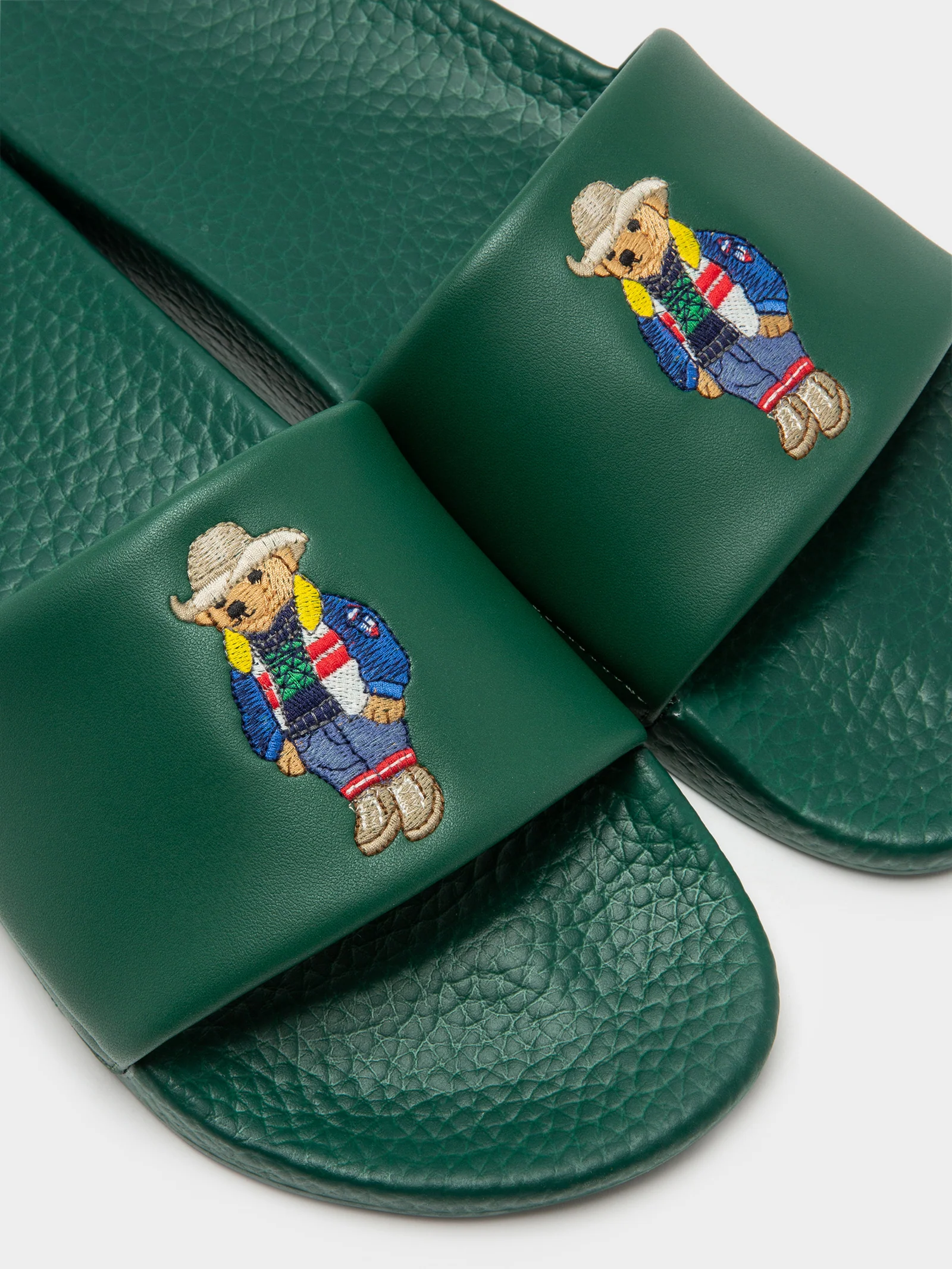 Unisex Polo Bear Slides - Image 4