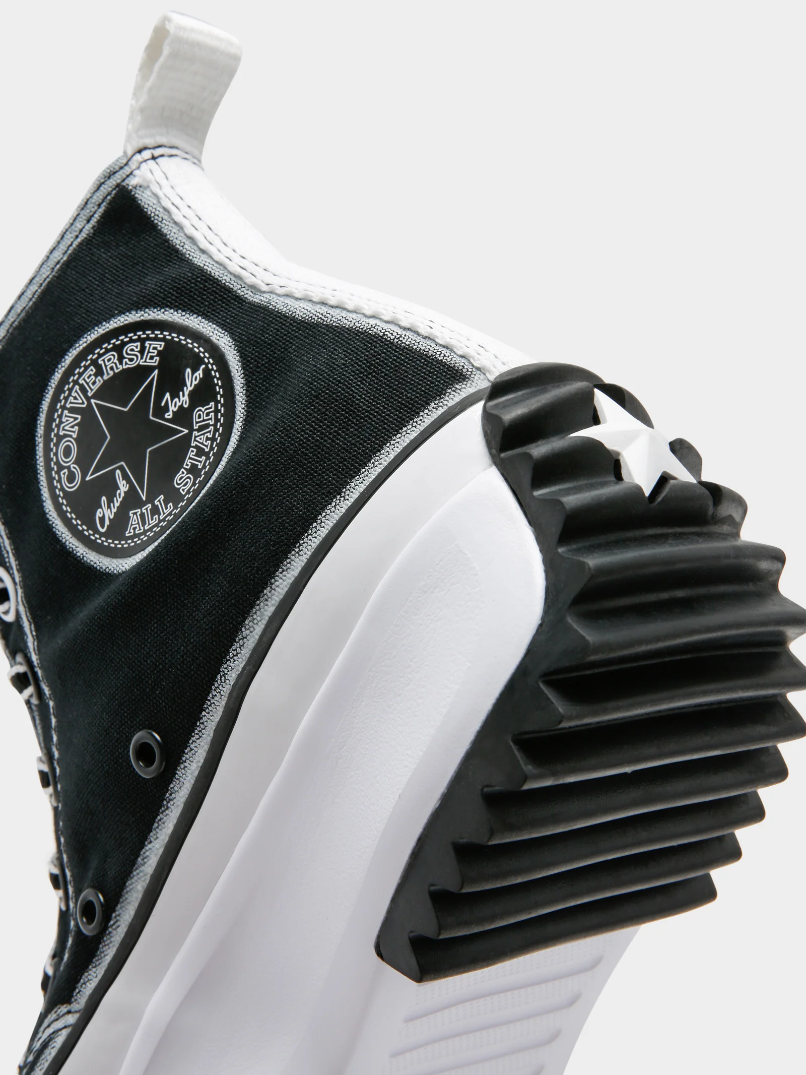 Unisex Run Star Hike Outline Sketch High Top Sneakers - Image 3