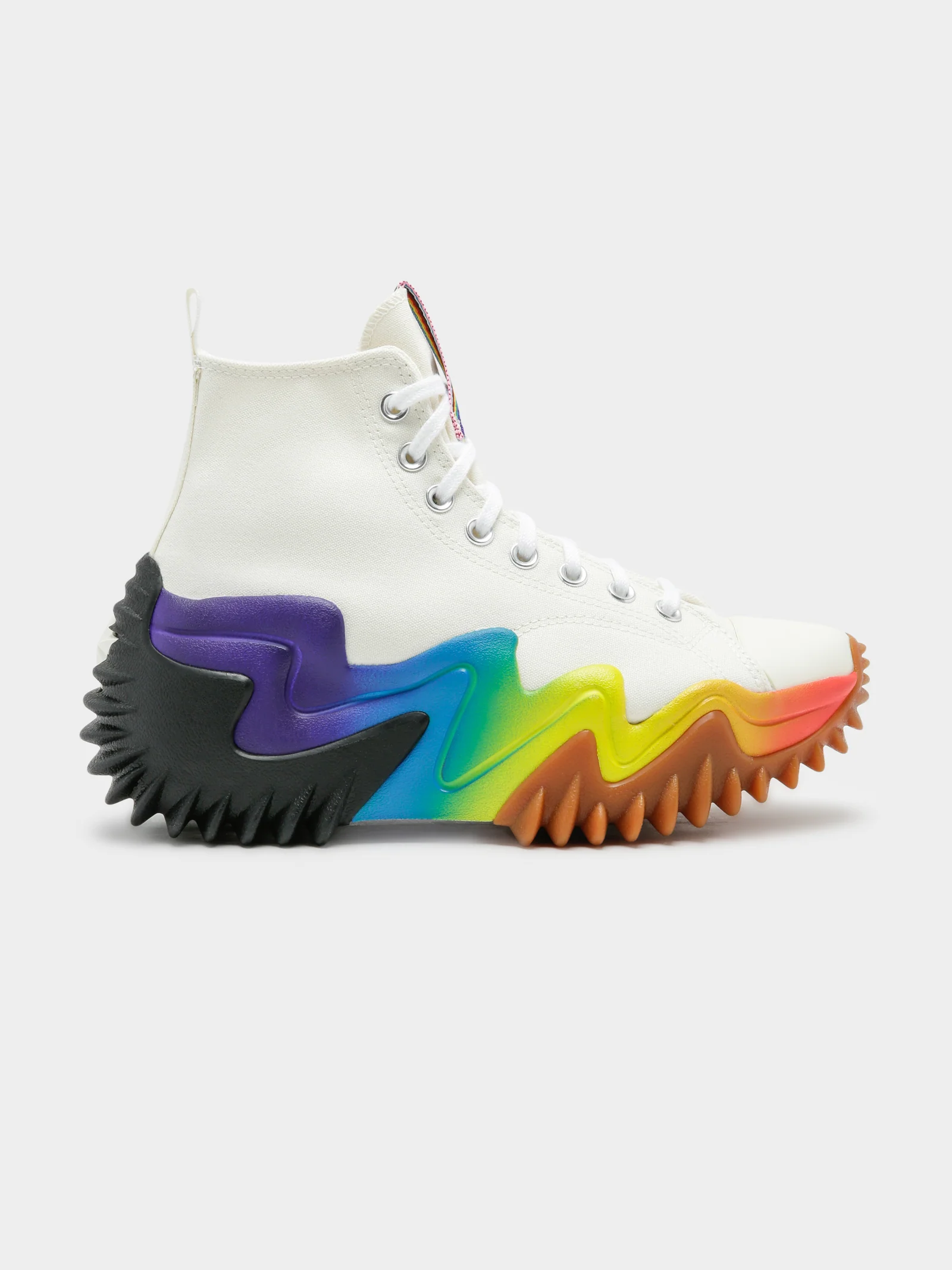Unisex Run Star Motion Pride High Top Sneakers - Image 2