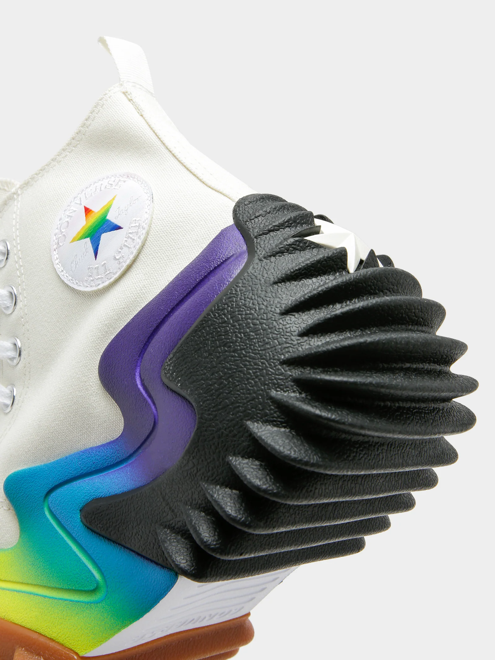 Unisex Run Star Motion Pride High Top Sneakers - Image 3