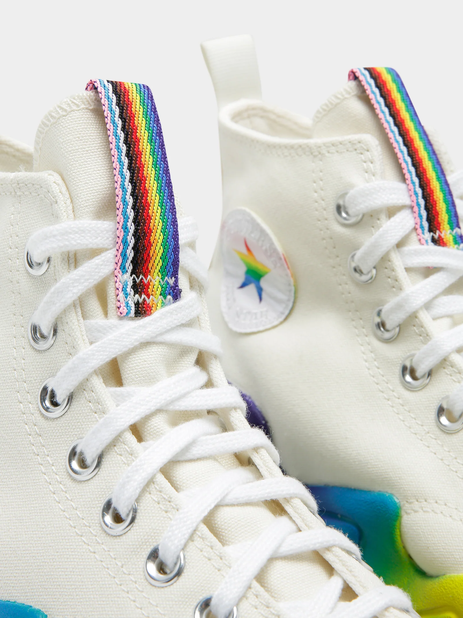 Unisex Run Star Motion Pride High Top Sneakers - Image 4