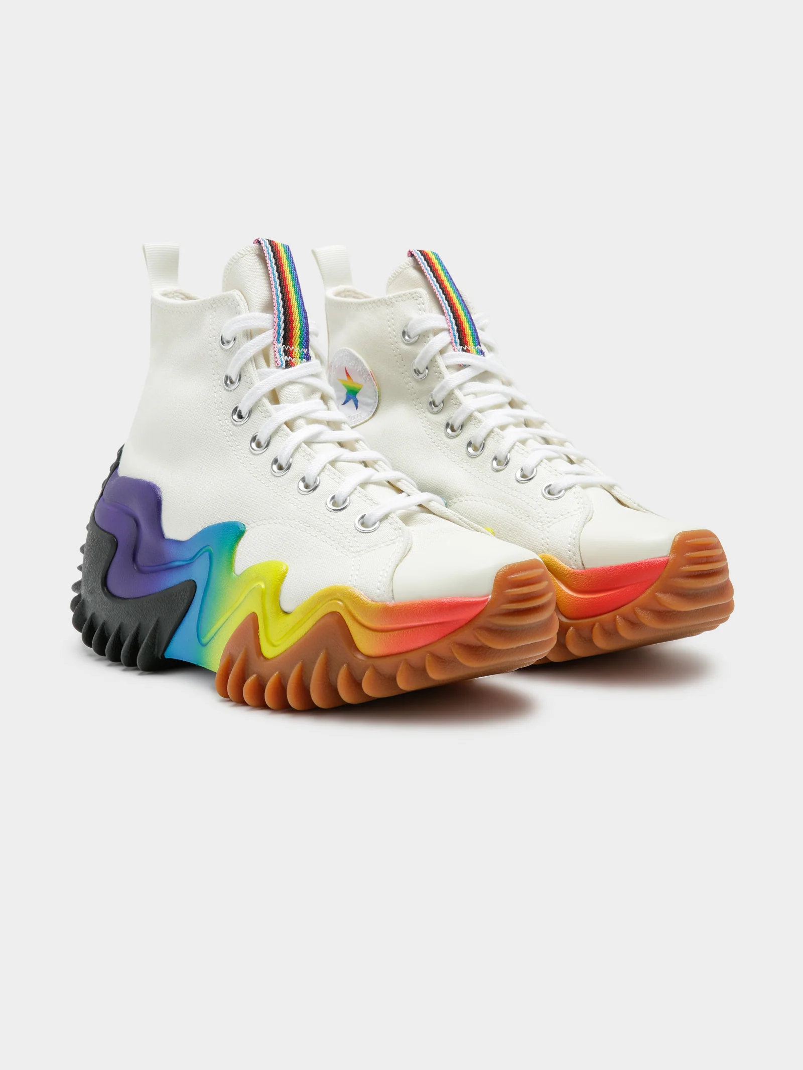 Unisex Run Star Motion Pride High Top Sneakers - Image 6