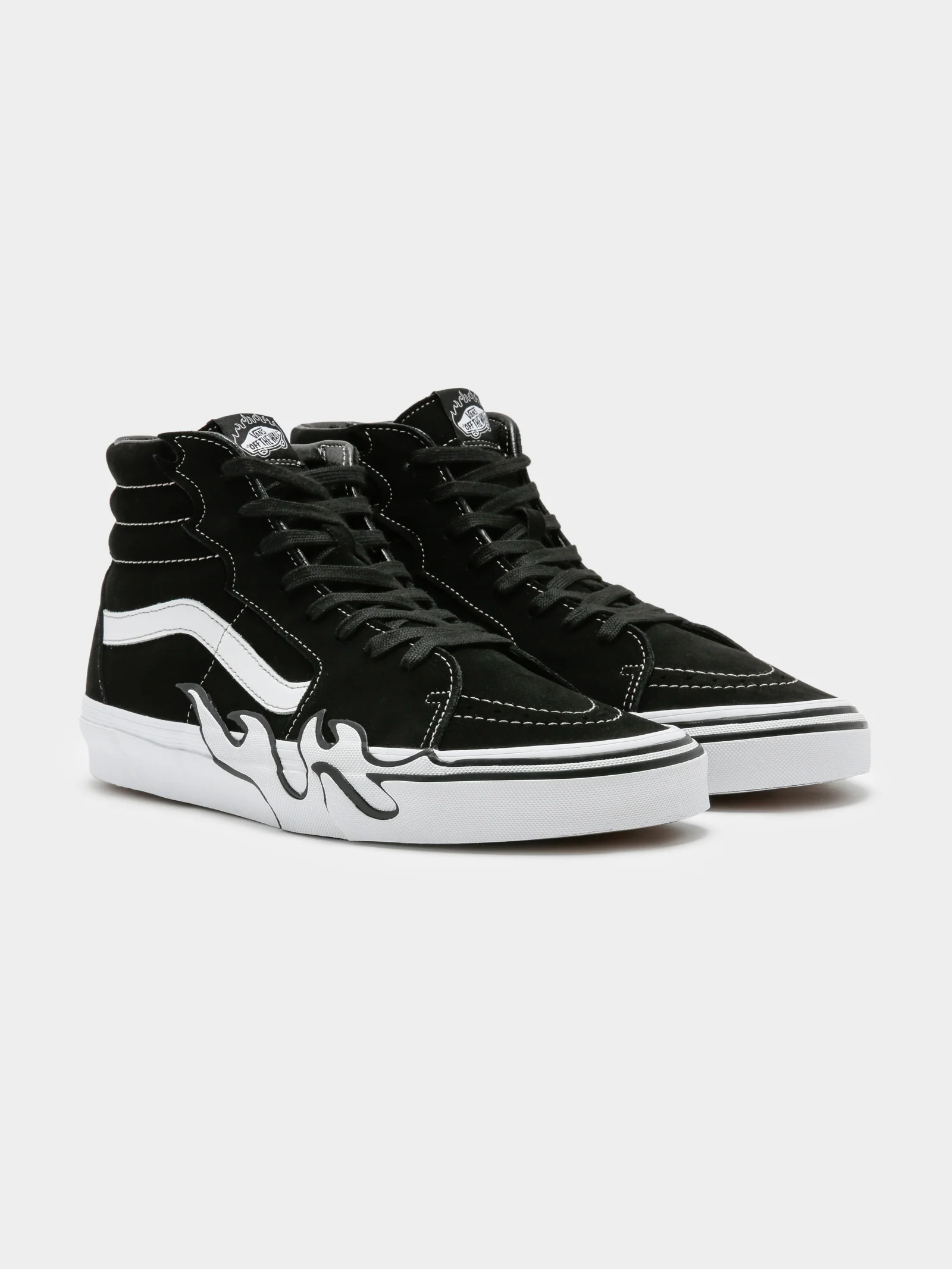 Unisex Sk8 High Flame Suede Sneakers - Image 6