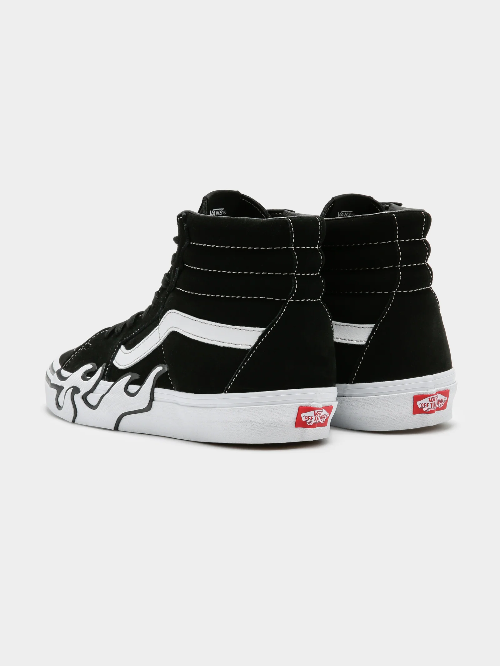 Unisex Sk8 High Flame Suede Sneakers - Image 7