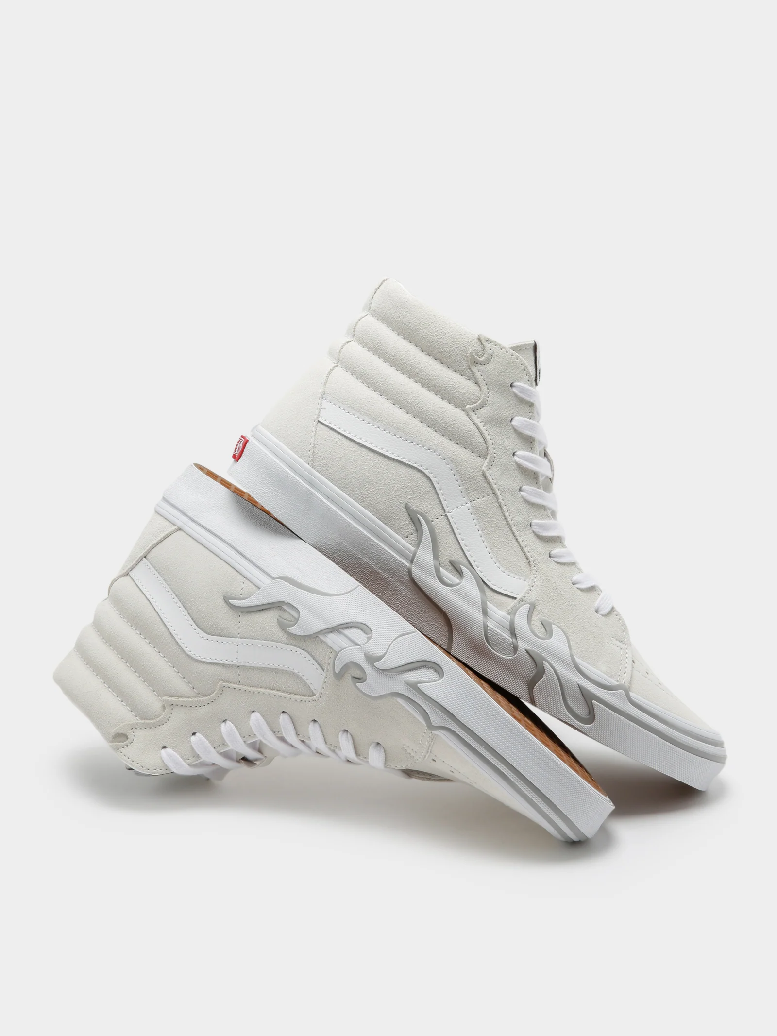 Unisex Sk8 High Flame Suede Sneakers - Image 2