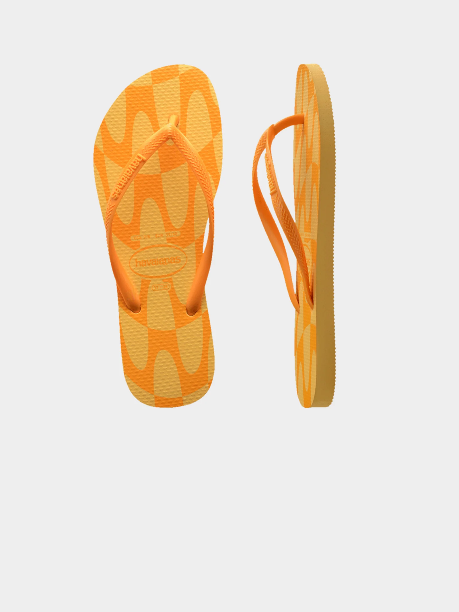 Unisex Slim Distorted Wave Thongs - Image 2