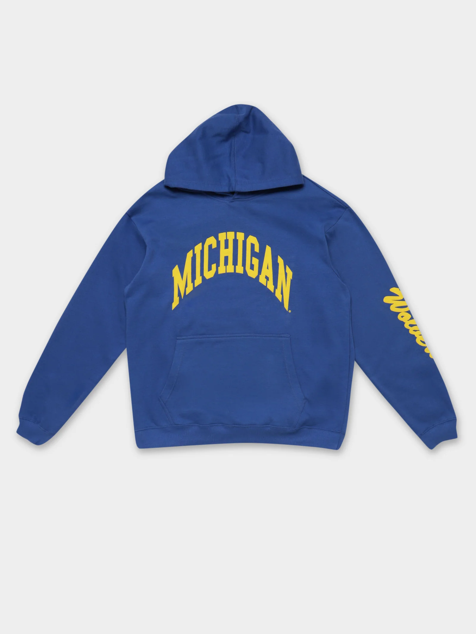 University Of Michigan Puff Print Pullover Hoodie - Image 6