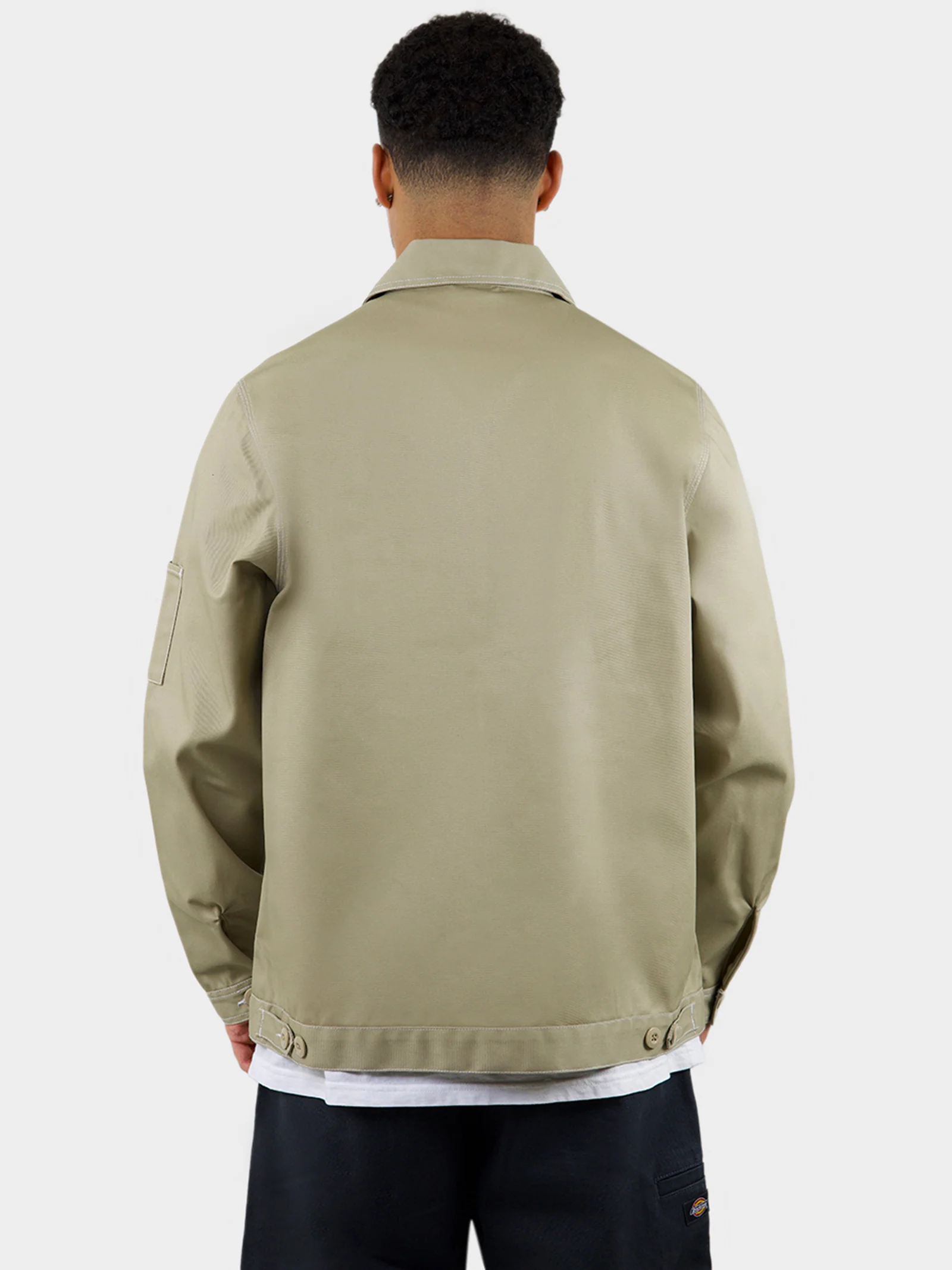 Unlined Contrast Garage Jacket - Image 3