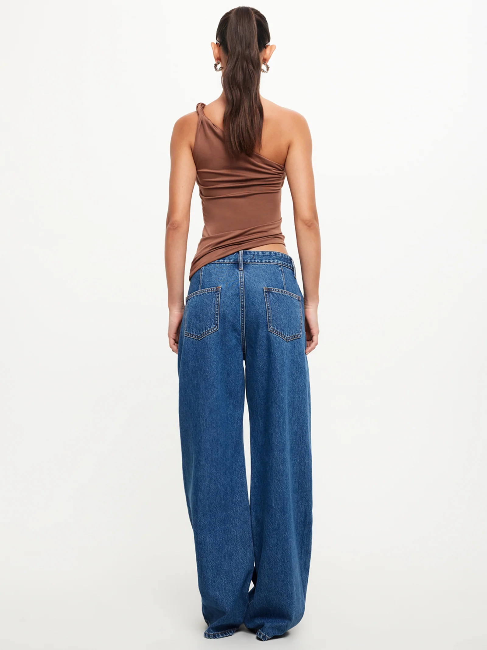Unveiling One Shoulder Top - Image 5