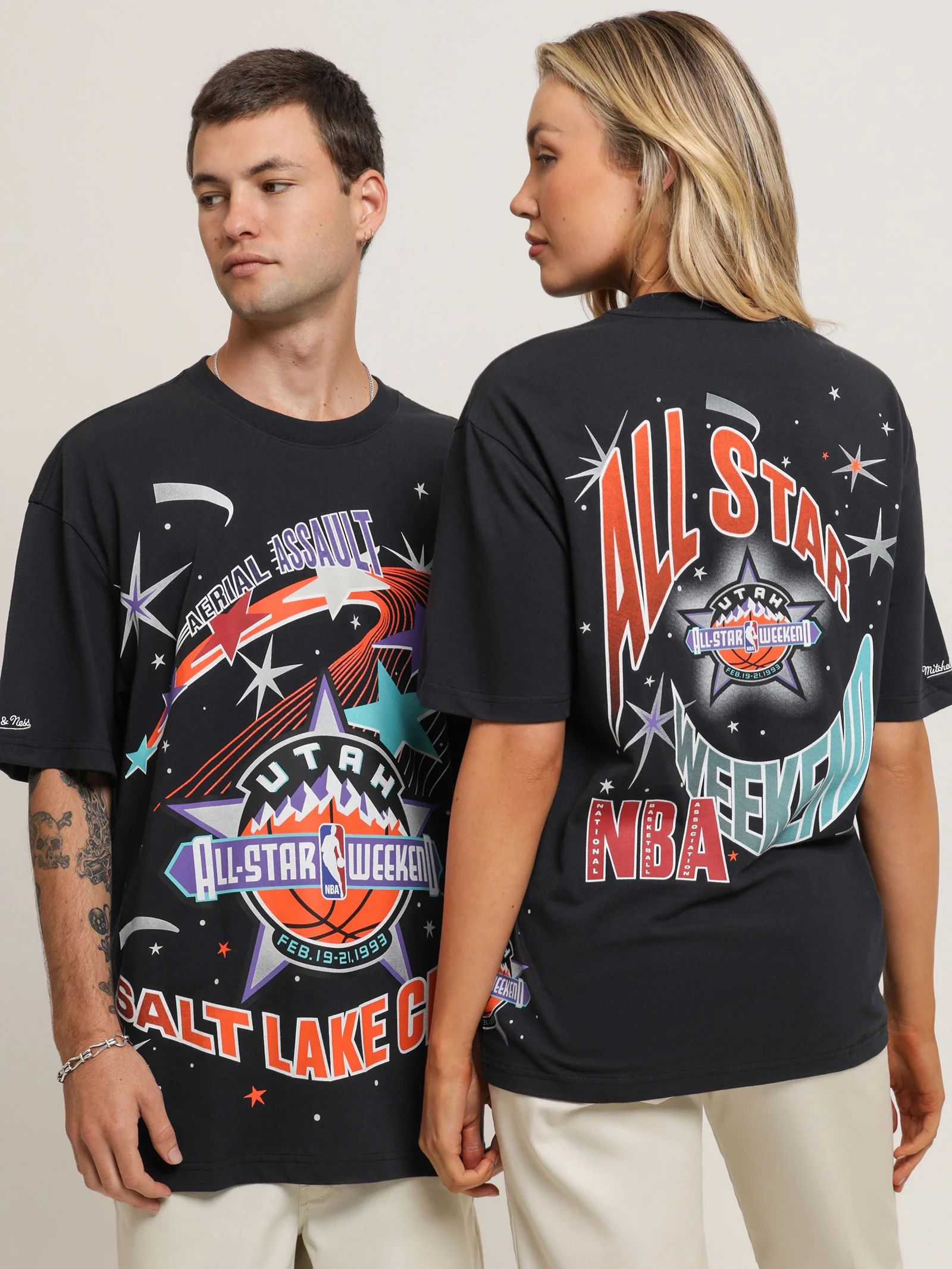 Utah All Star Weekend 1993 Burst T-Shirt