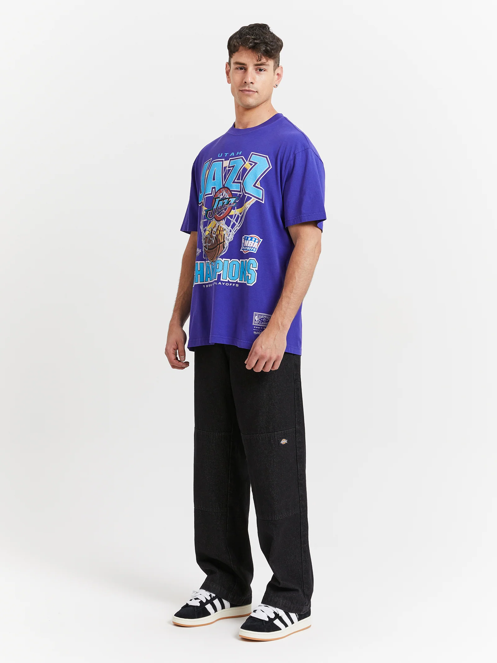 Utah Jazz Nothing But Net T-Shirt - Image 4