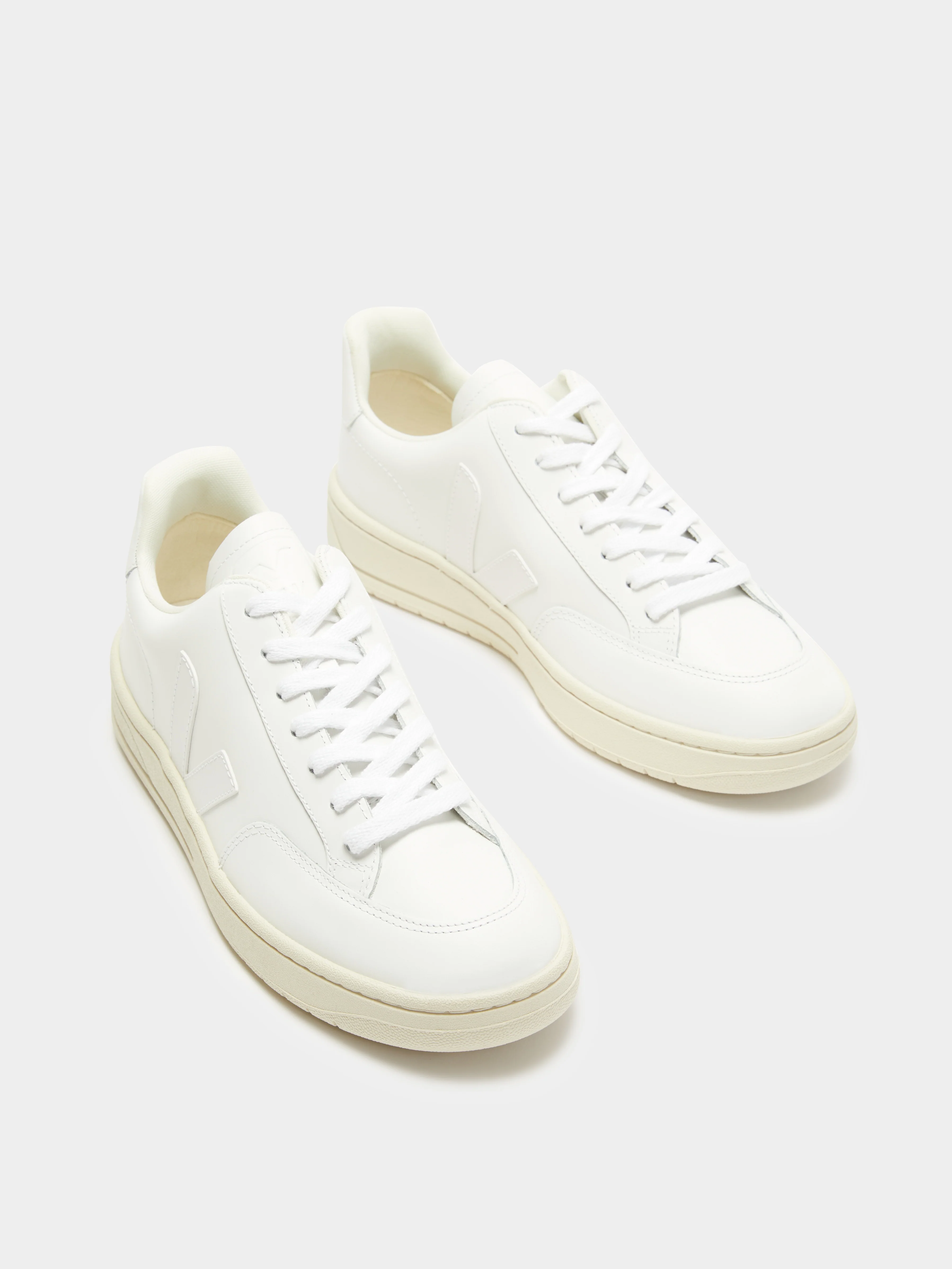 Womens V12 Leather Sneakers - Image 6