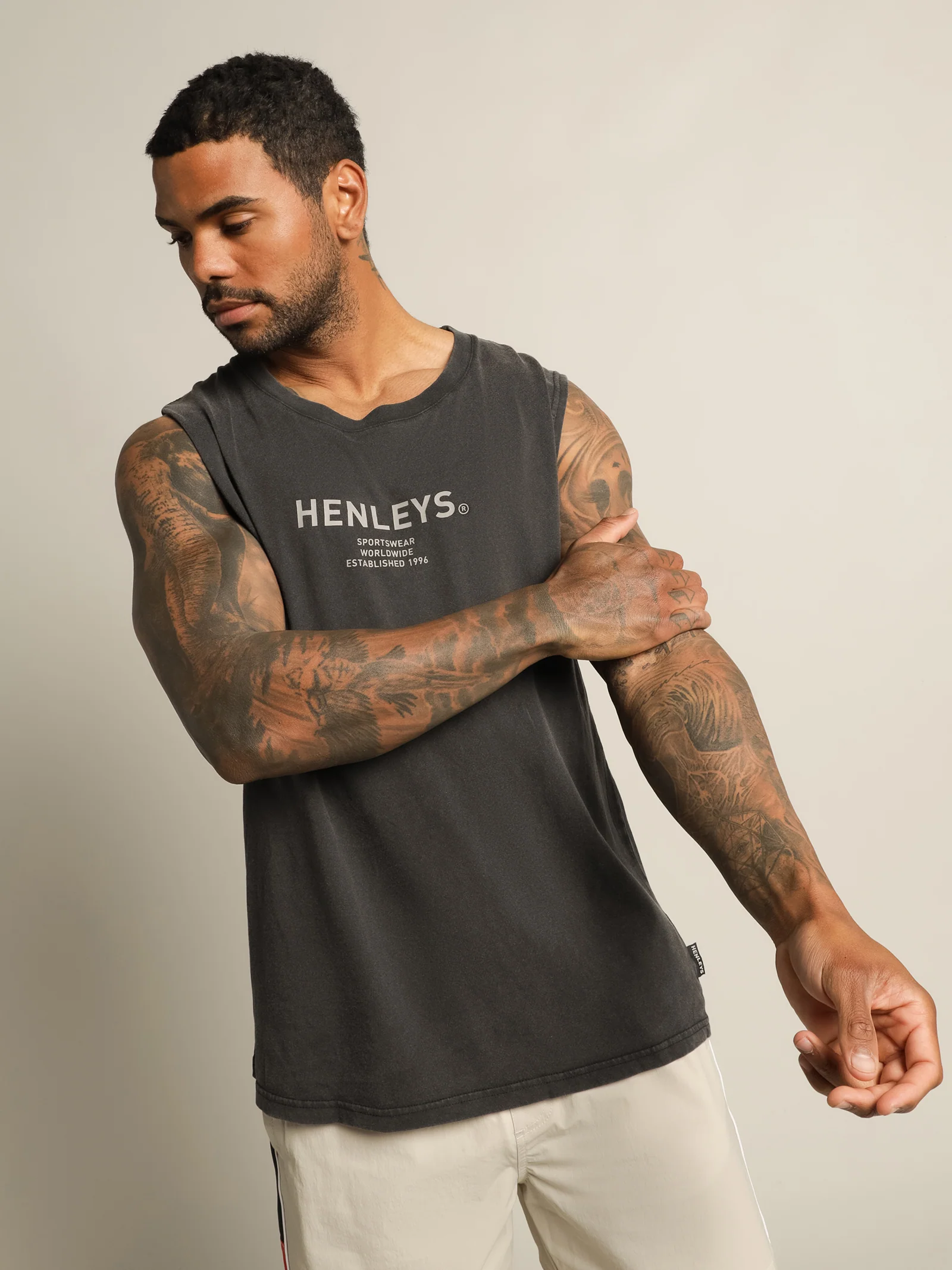 Vandal Loose Muscle T-Shirt - Image 3