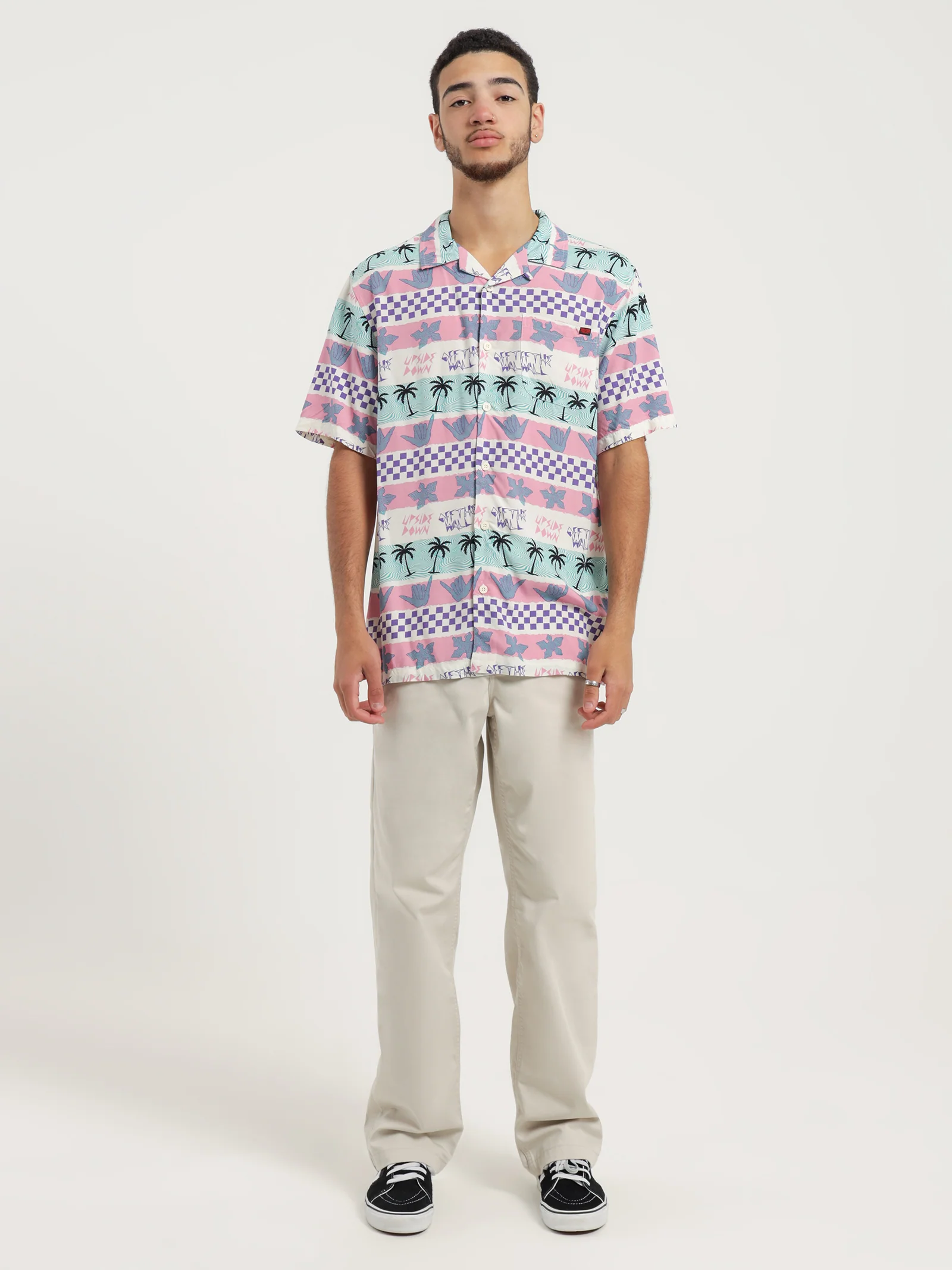 Vans x Stranger Things California Stripe Woven Shirt - Image 3